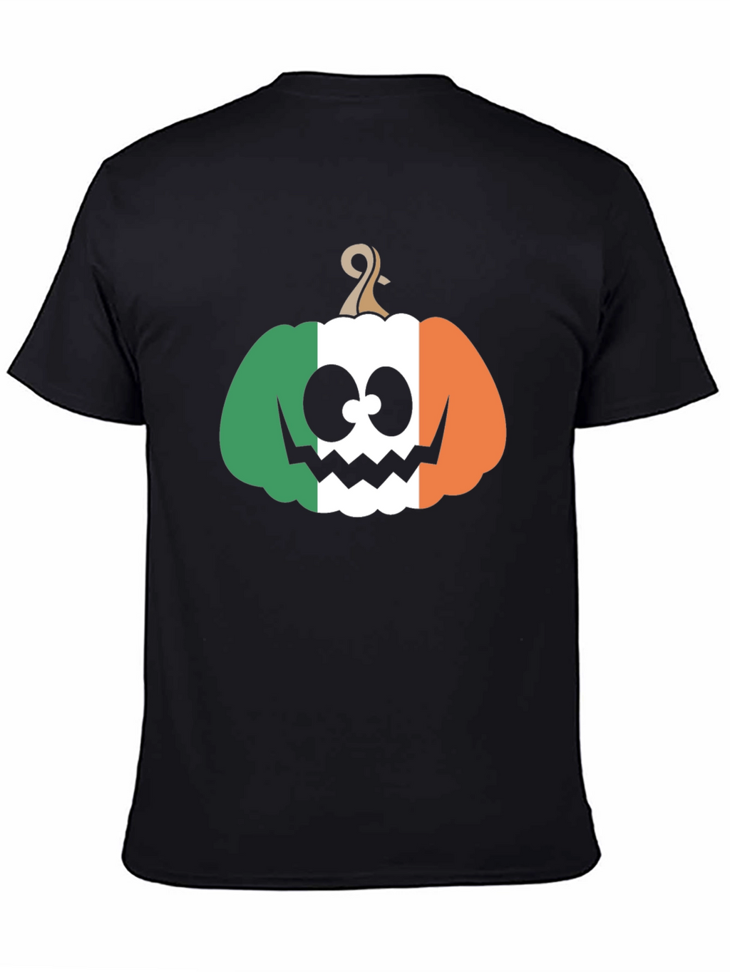 Irish Flag Pumpkin Halloween T-Shirt