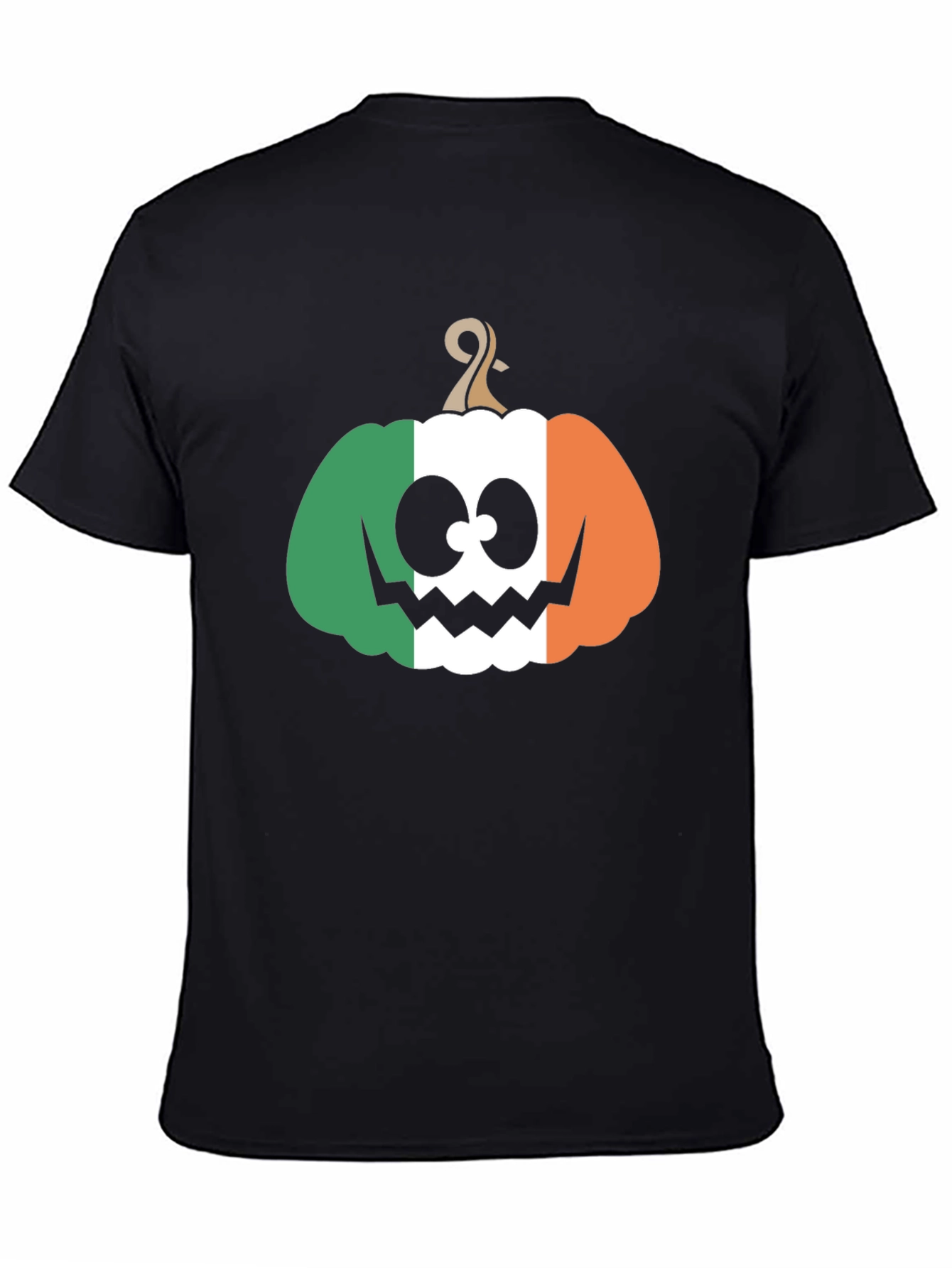 Irish Flag Pumpkin Halloween T-Shirt