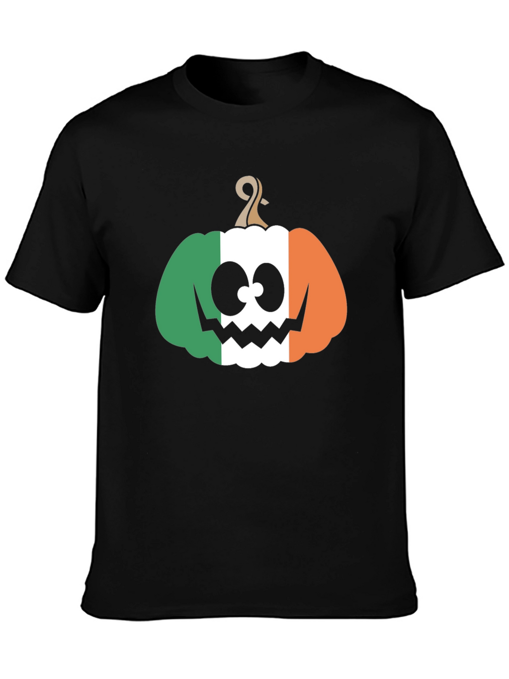 Irish Flag Pumpkin Halloween T-Shirt