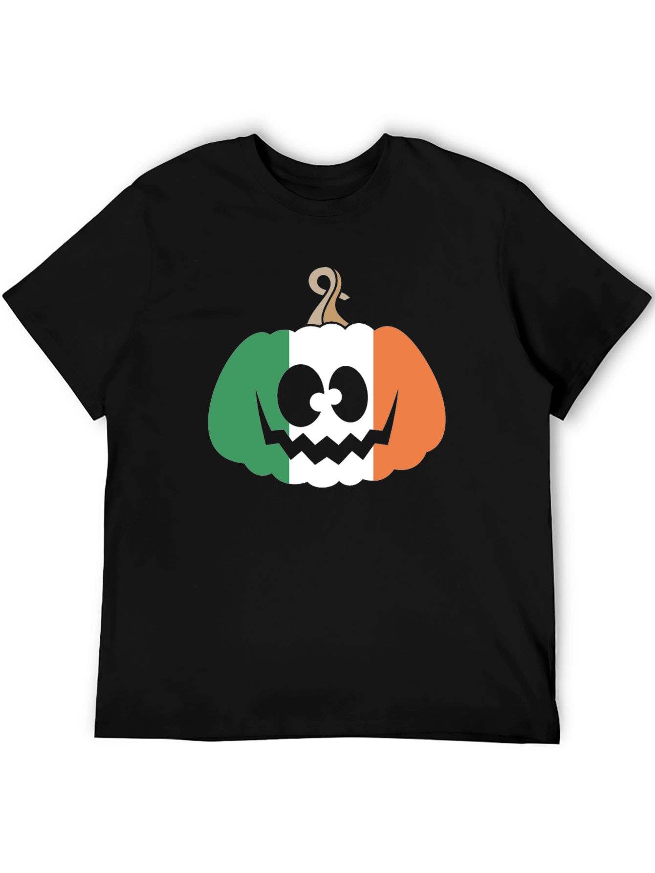Irish Flag Pumpkin Halloween T-Shirt