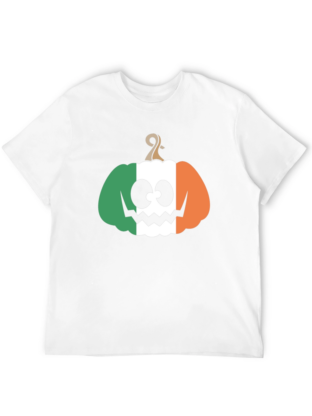 Irish Flag Pumpkin Halloween T-Shirt