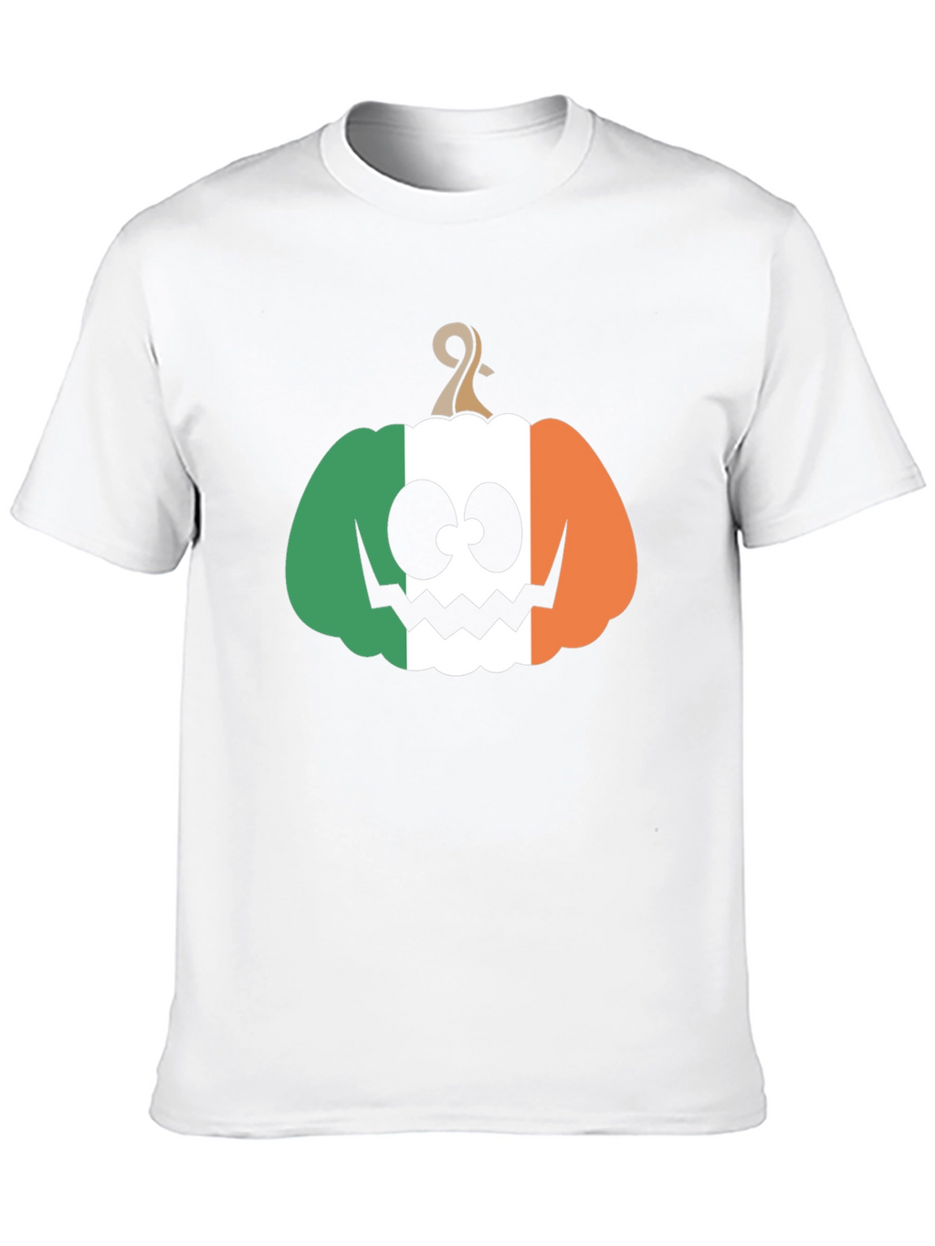 Irish Flag Pumpkin Halloween T-Shirt