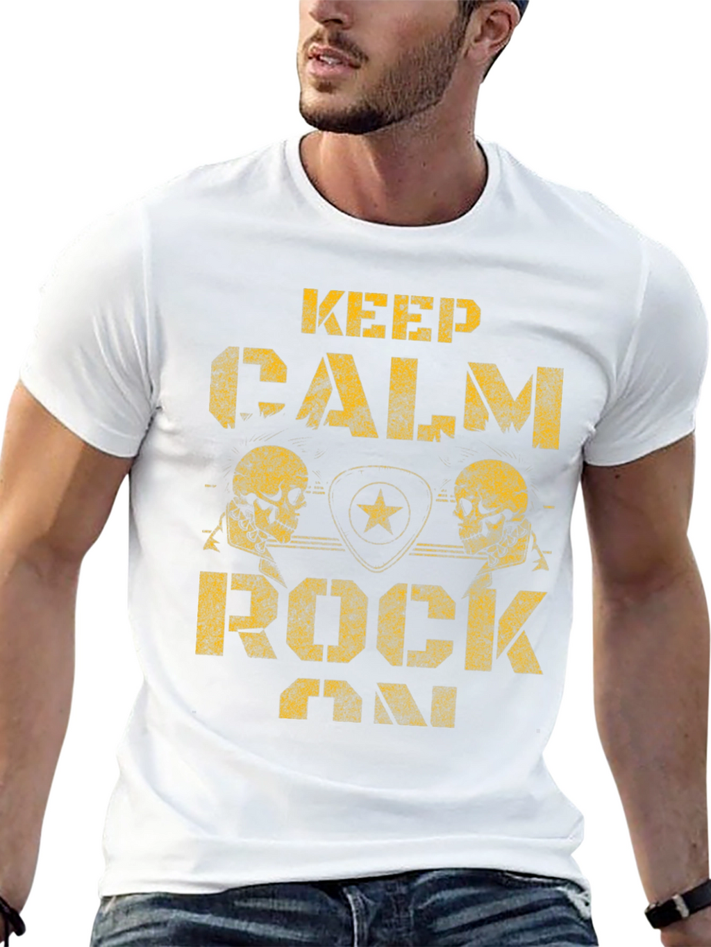 Keep Calm Rock On T-Shirt