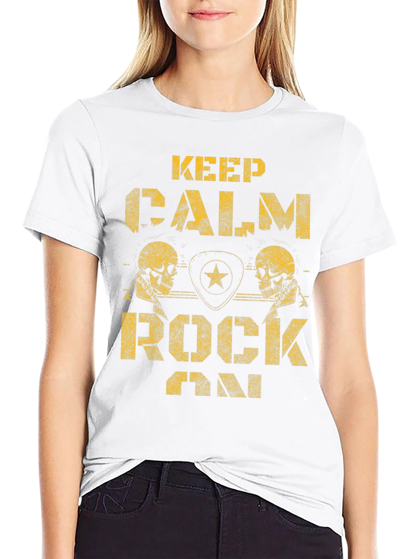 Keep Calm Rock On T-Shirt