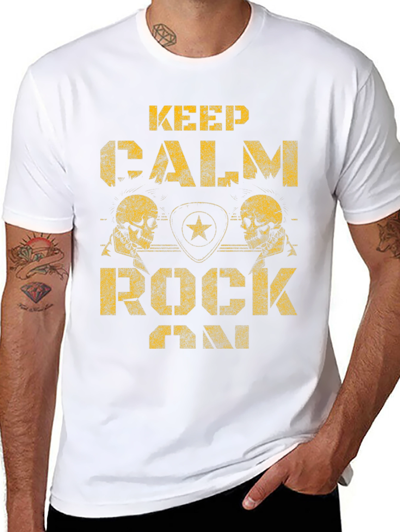 Keep Calm Rock On T-Shirt