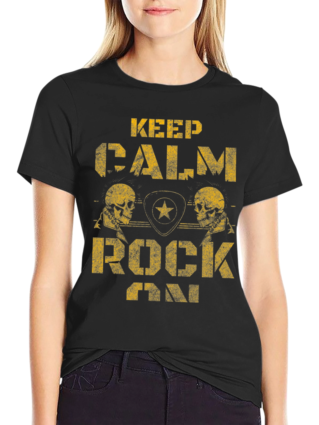 Keep Calm Rock On T-Shirt