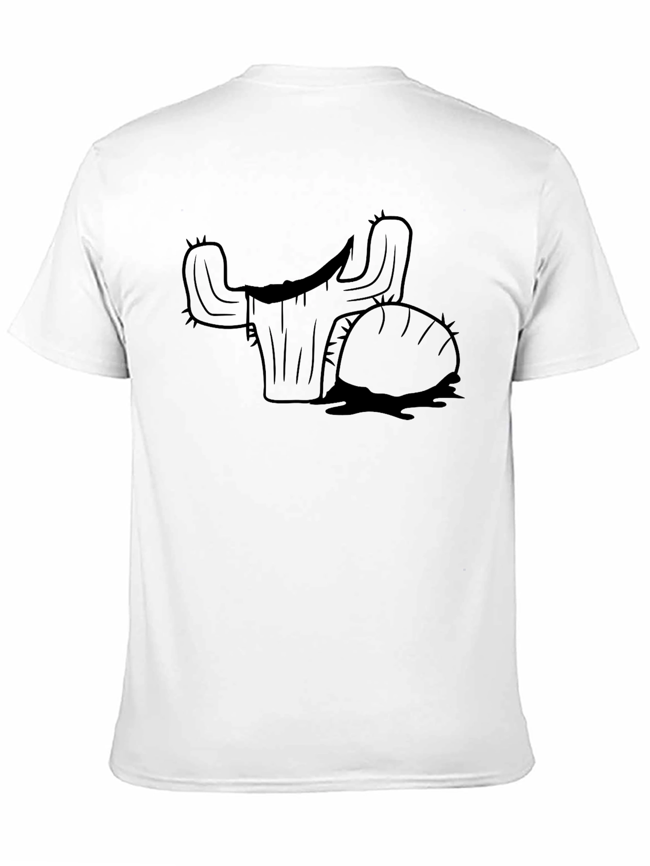 Cactus Silhouette Black T-Shirt