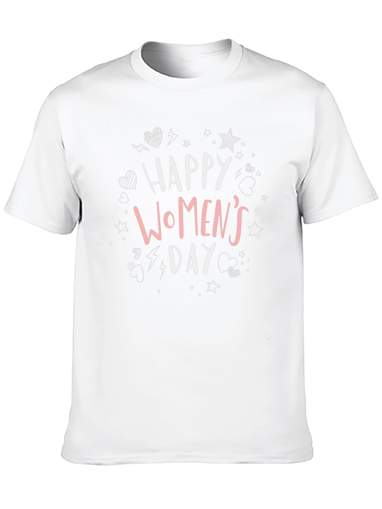 Womens Day Graphic Tee - Black Casual T-Shirt