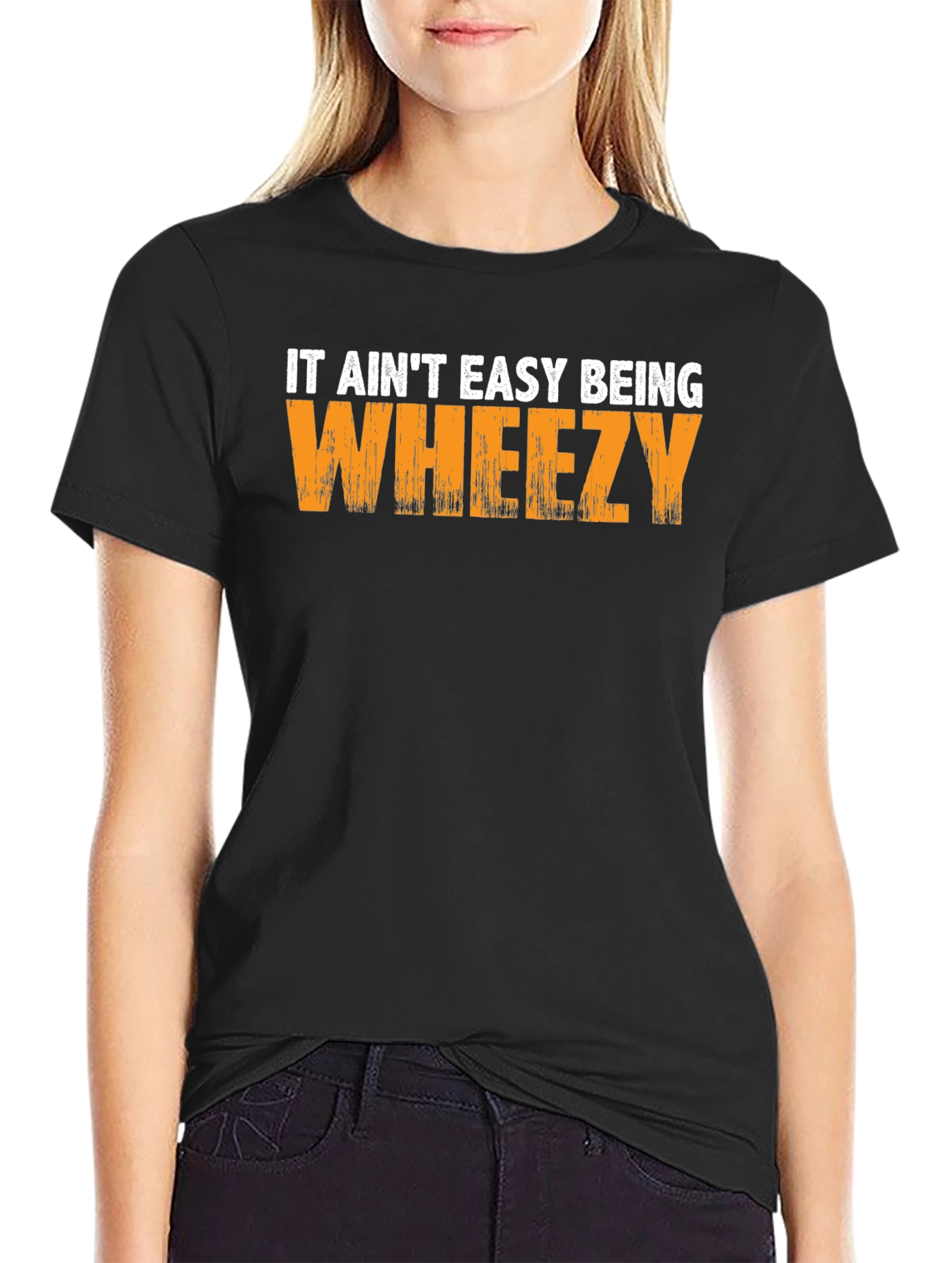 It Aint Easy Being Wheezy Black T-Shirt