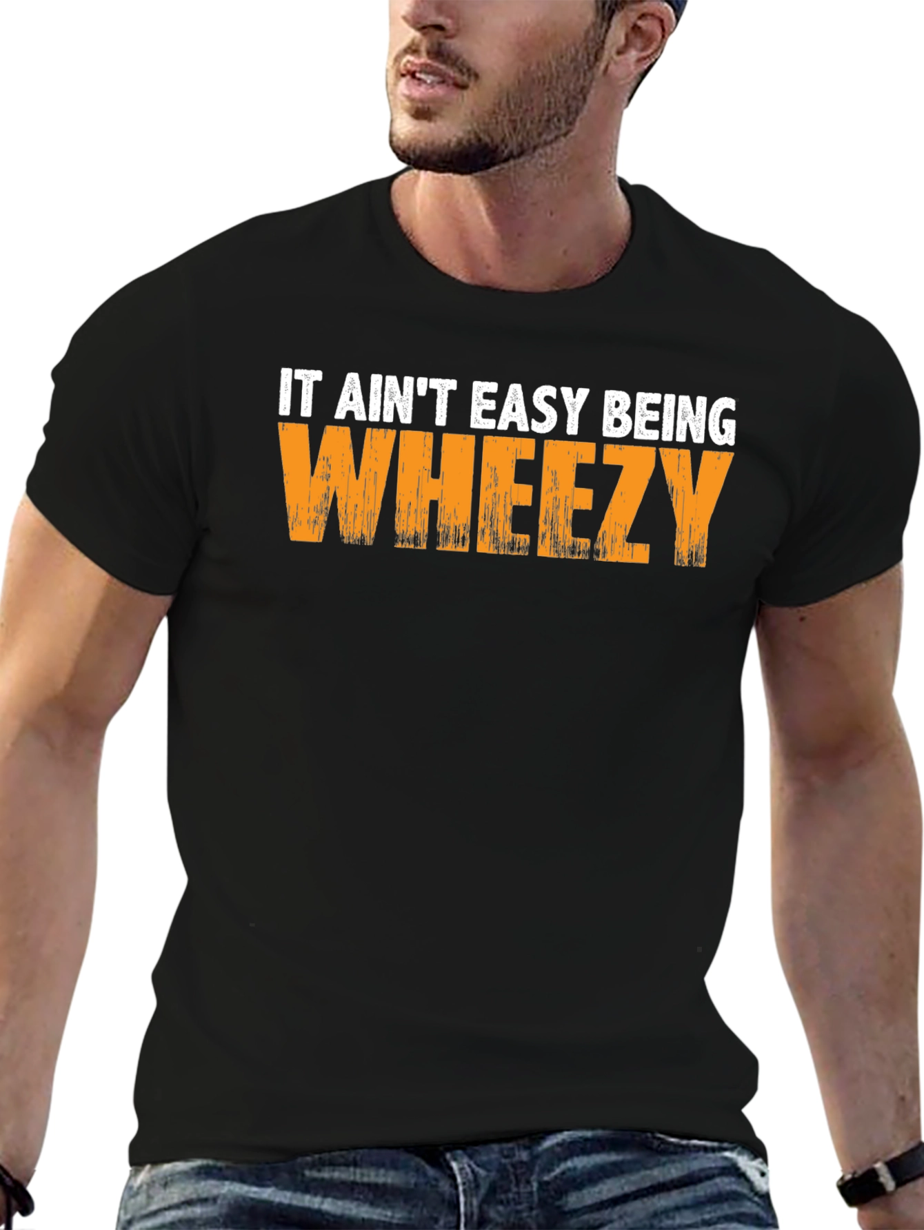 It Aint Easy Being Wheezy Black T-Shirt