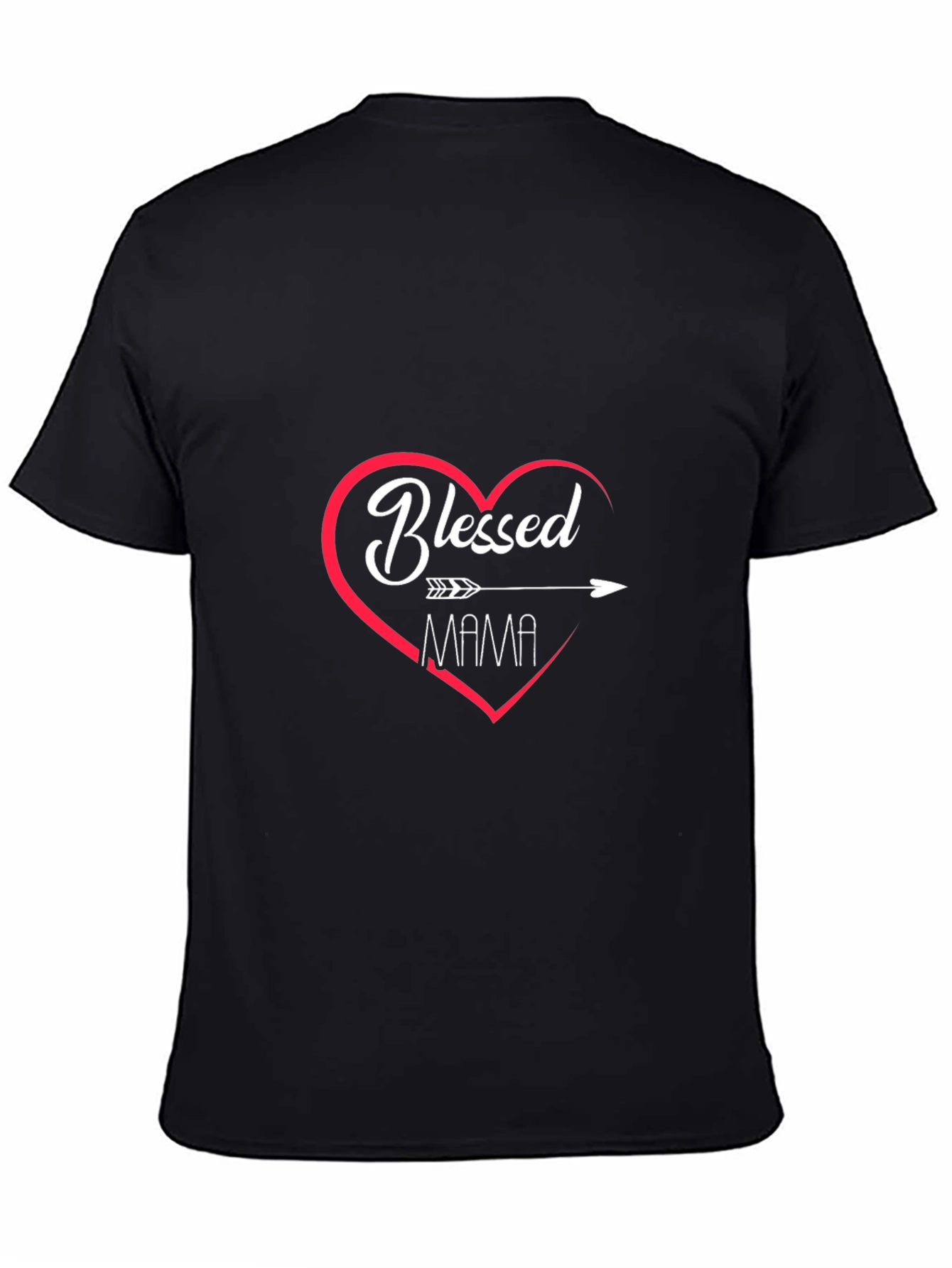Blessed Mama Heart T-Shirt - Perfect Gift for Mom