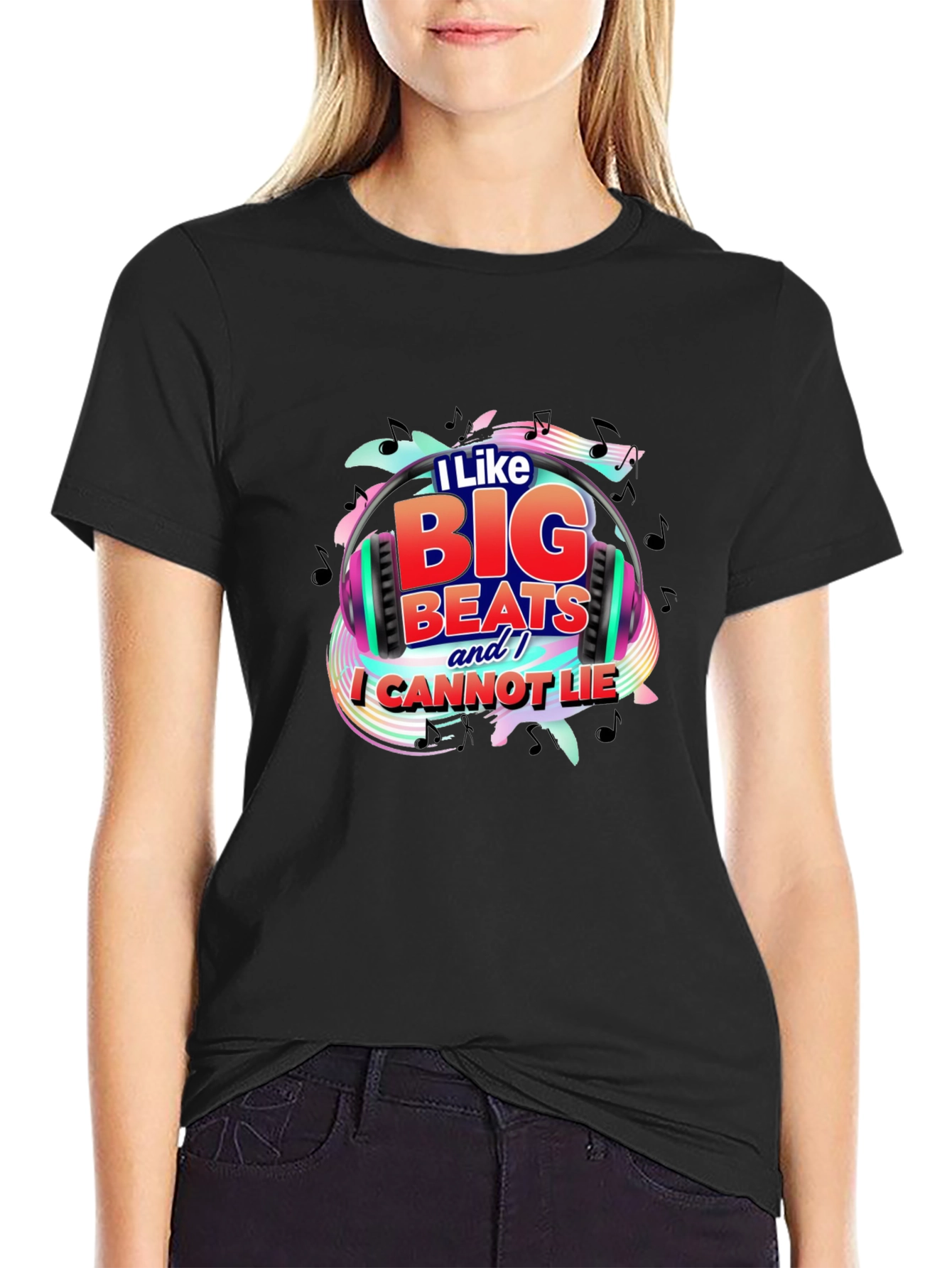 I Like Big Beats T-Shirt - Music Lover Graphic Tee