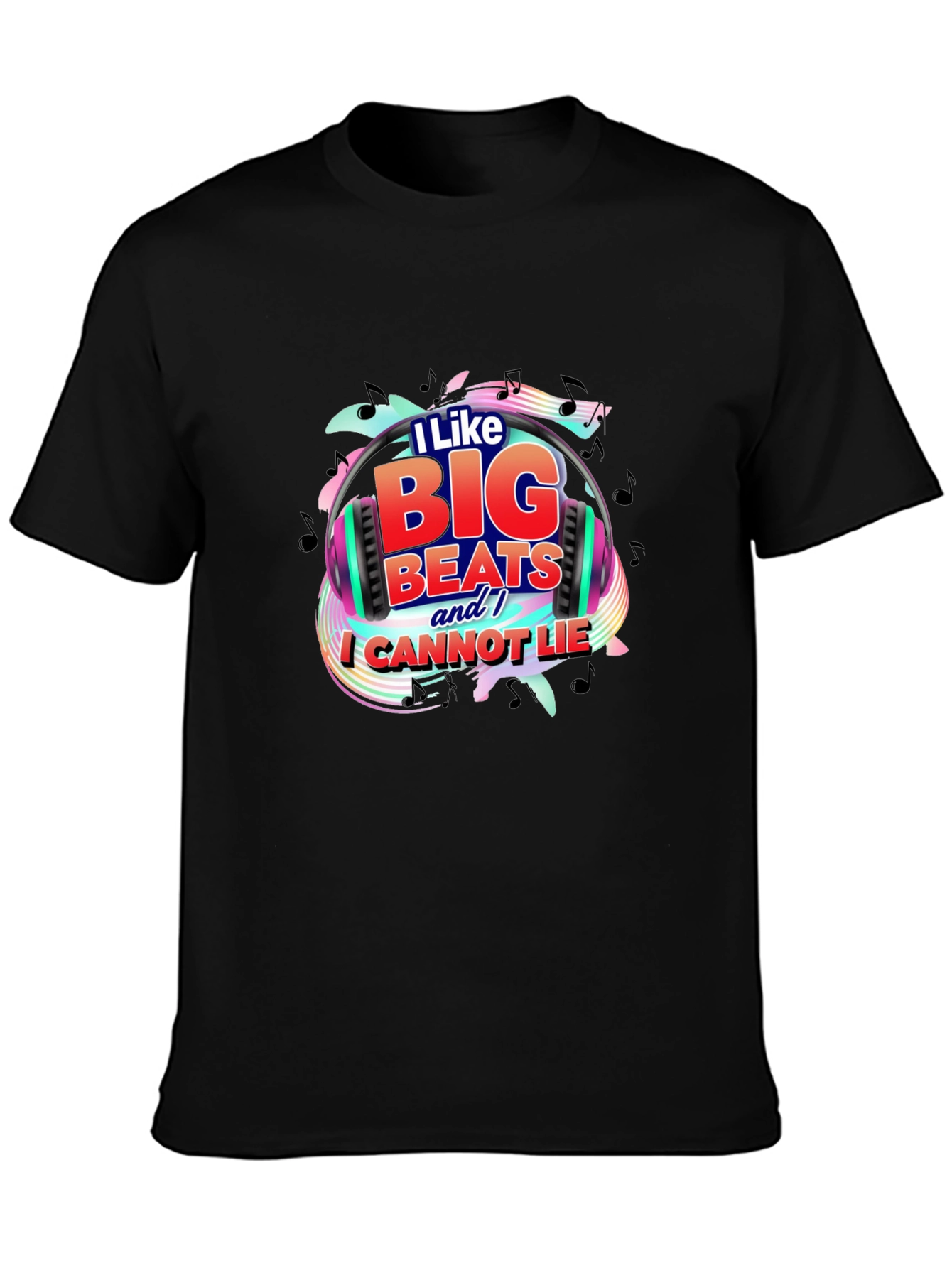 I Like Big Beats T-Shirt - Music Lover Graphic Tee