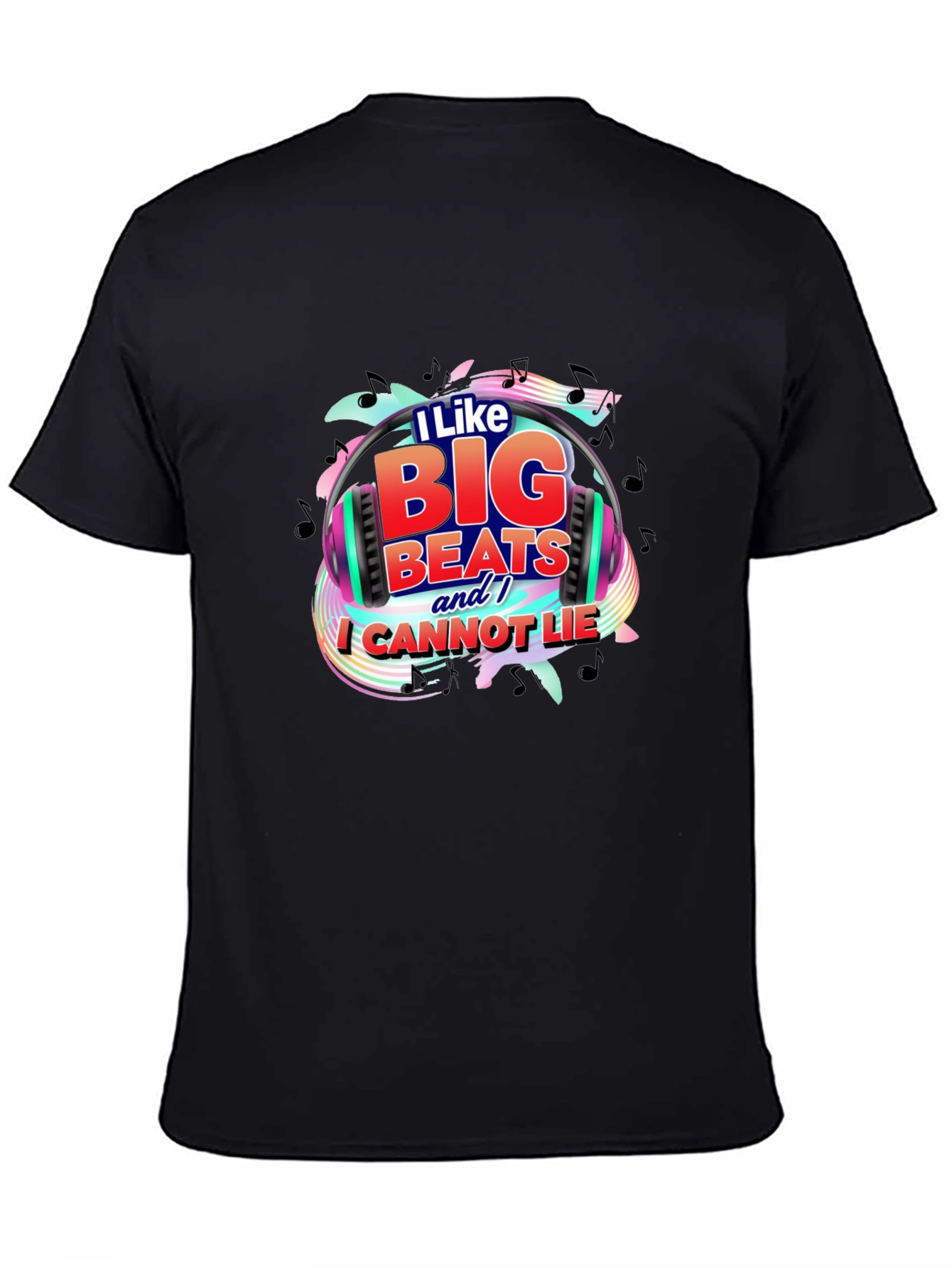 I Like Big Beats T-Shirt - Music Lover Graphic Tee