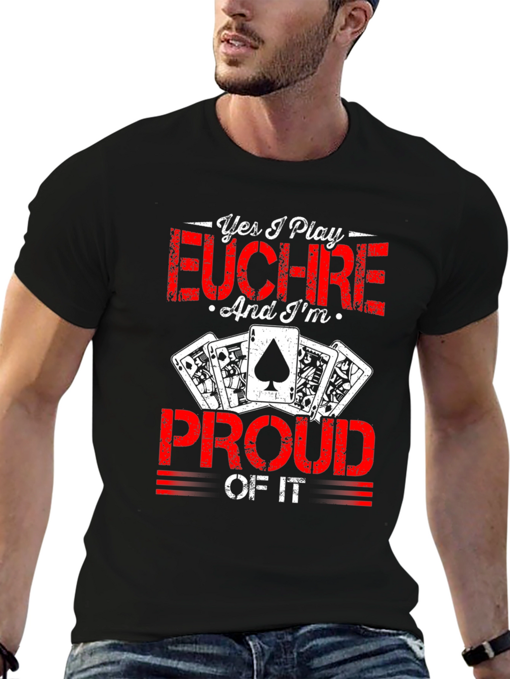 Yes I Play Euchre T-Shirt Card Game Tee