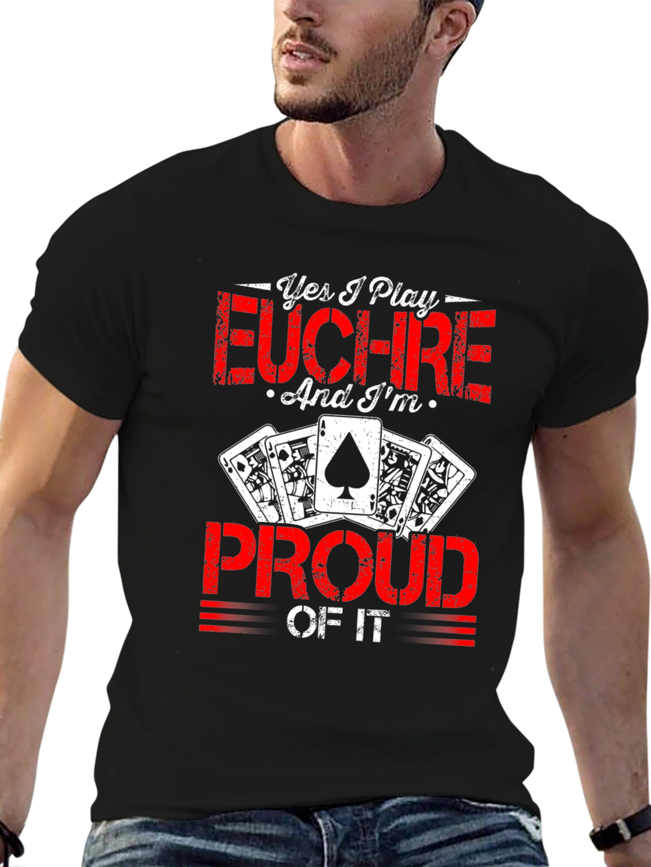 Yes I Play Euchre T-Shirt Card Game Tee