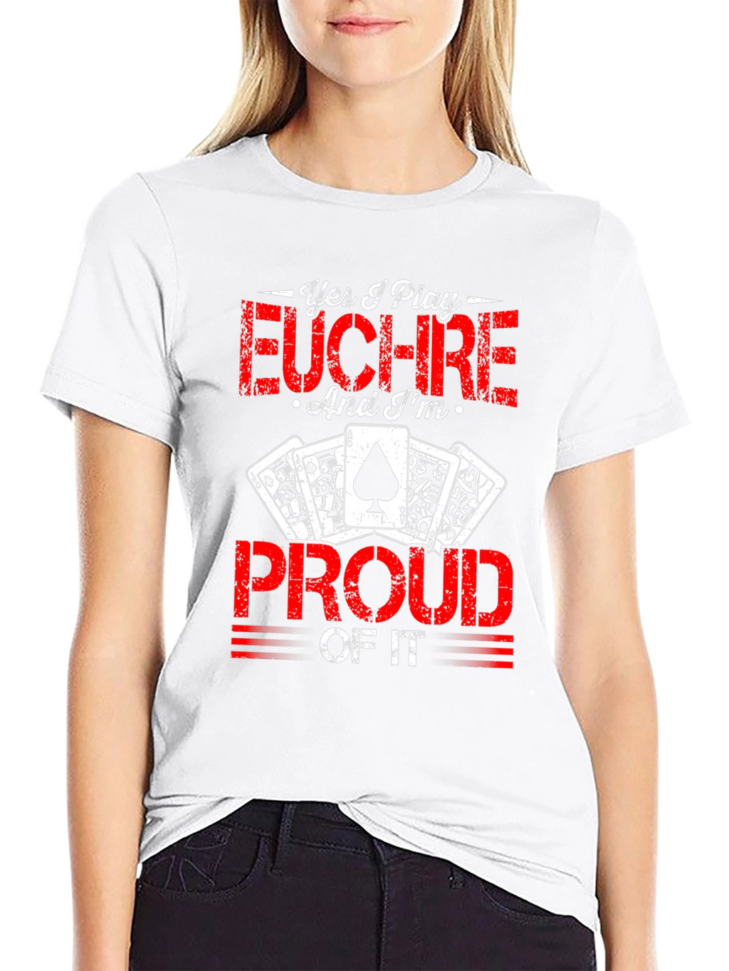 Yes I Play Euchre T-Shirt Card Game Tee