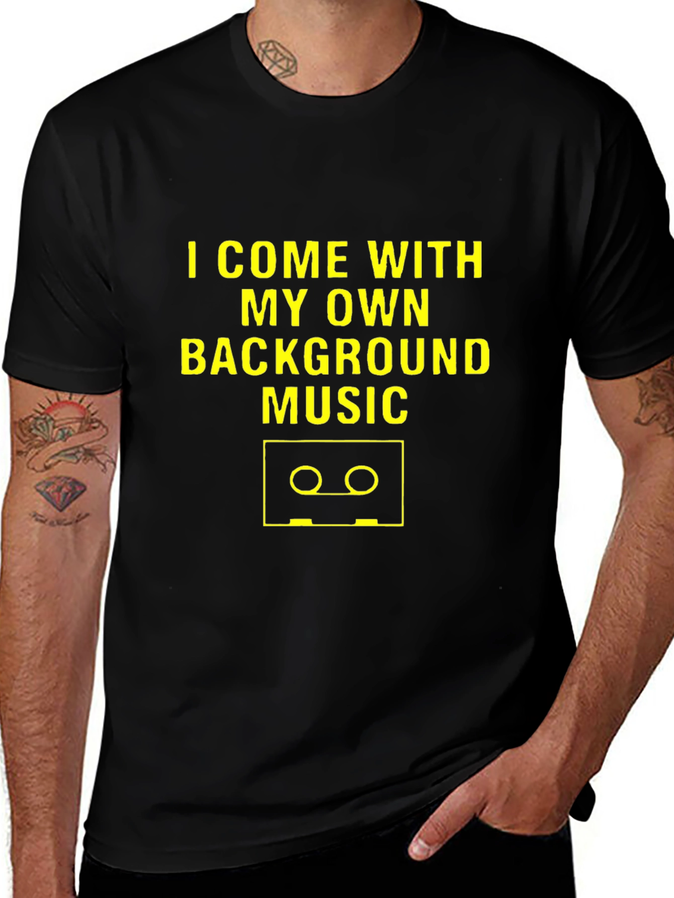 Own Background Music Graphic T-Shirt