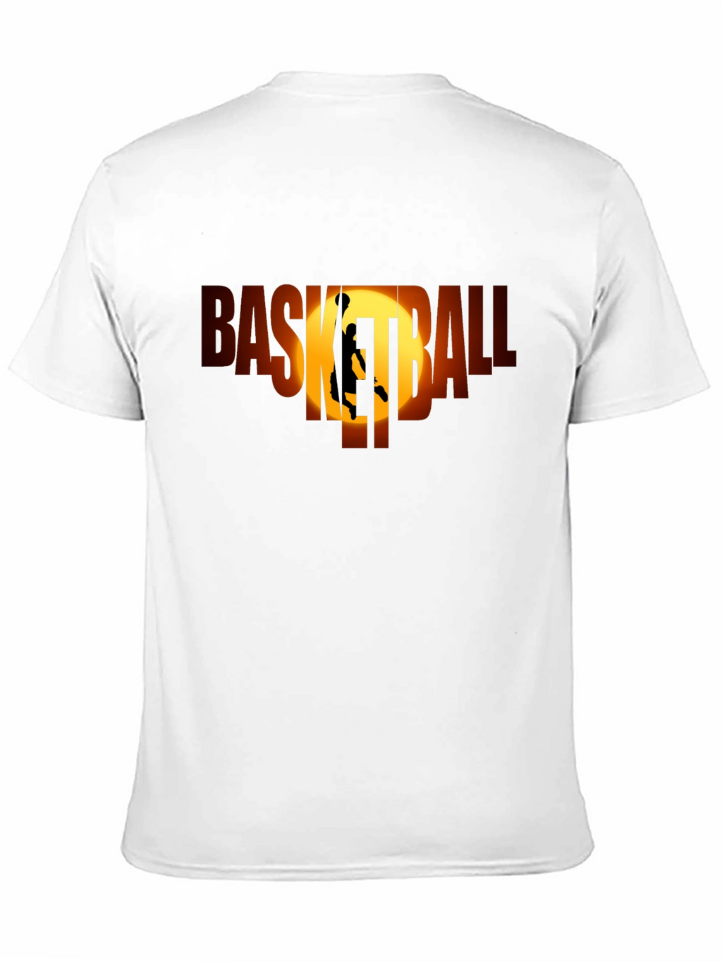 Basketball Graphic Tee - Black Sport T-Shirt
