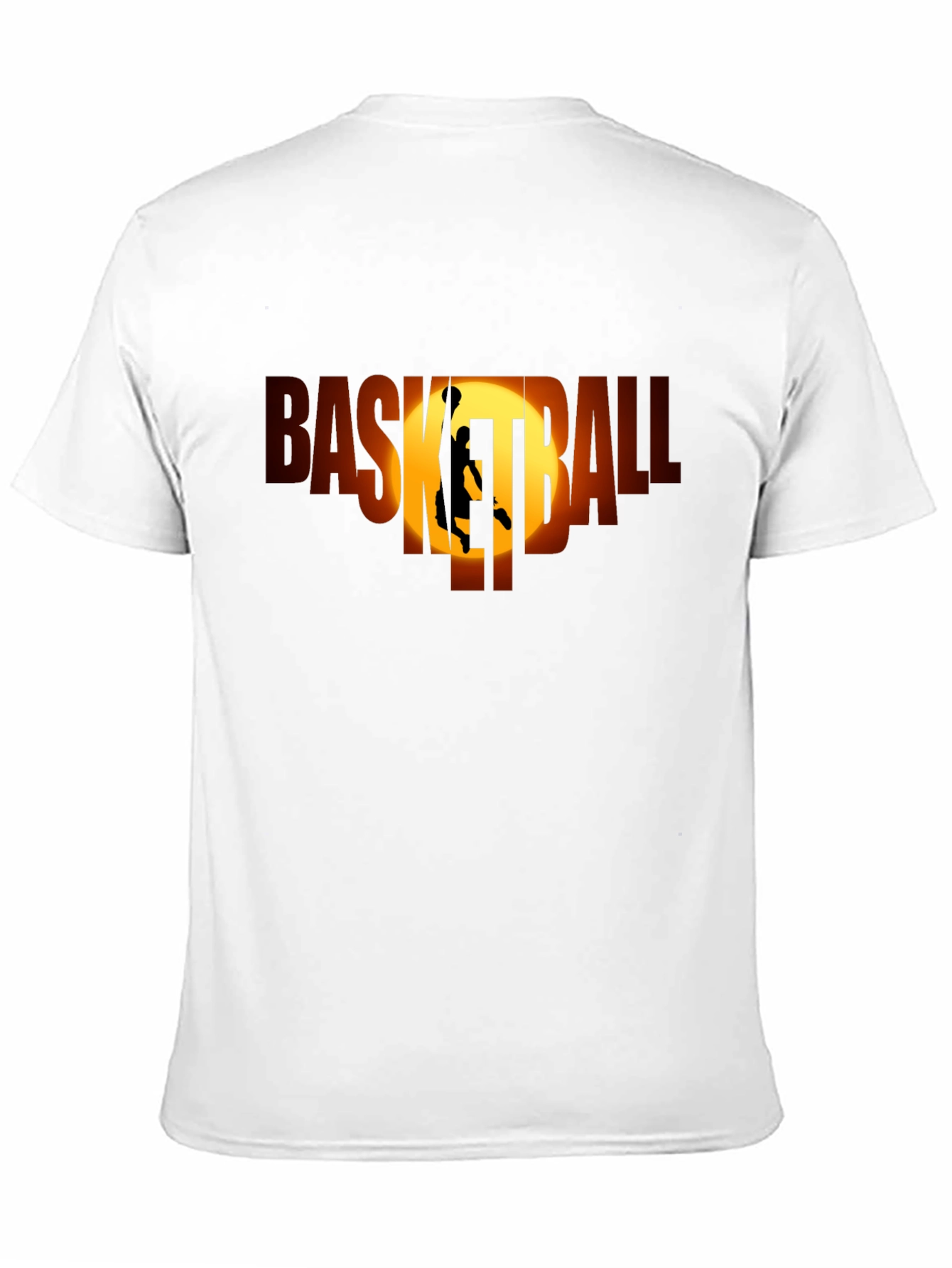 Basketball Graphic Tee - Black Sport T-Shirt