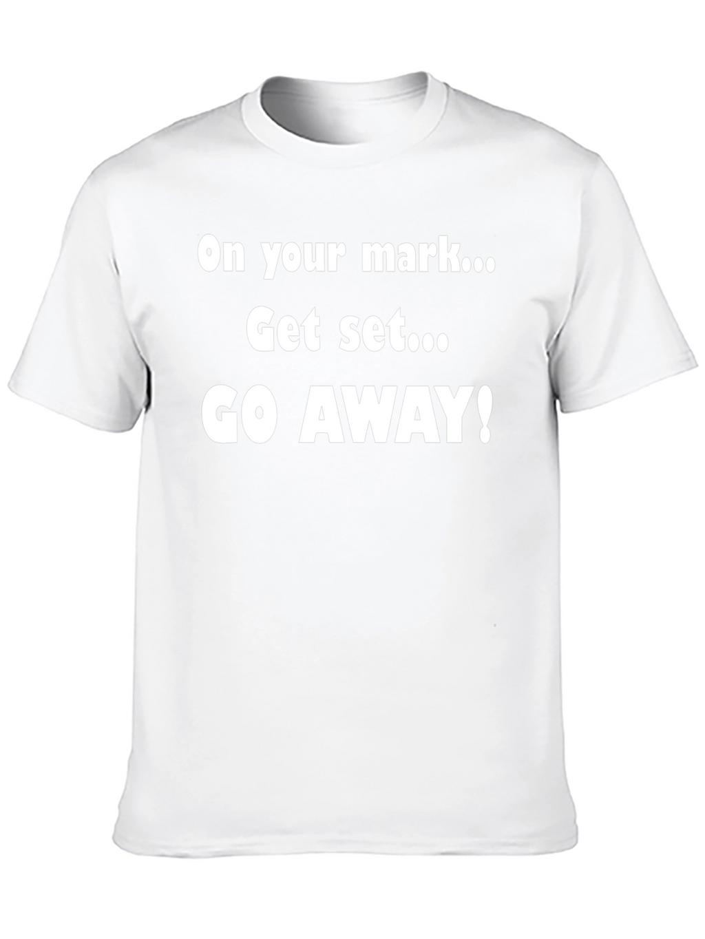 Go Away Graphic Tee - Black T-Shirt