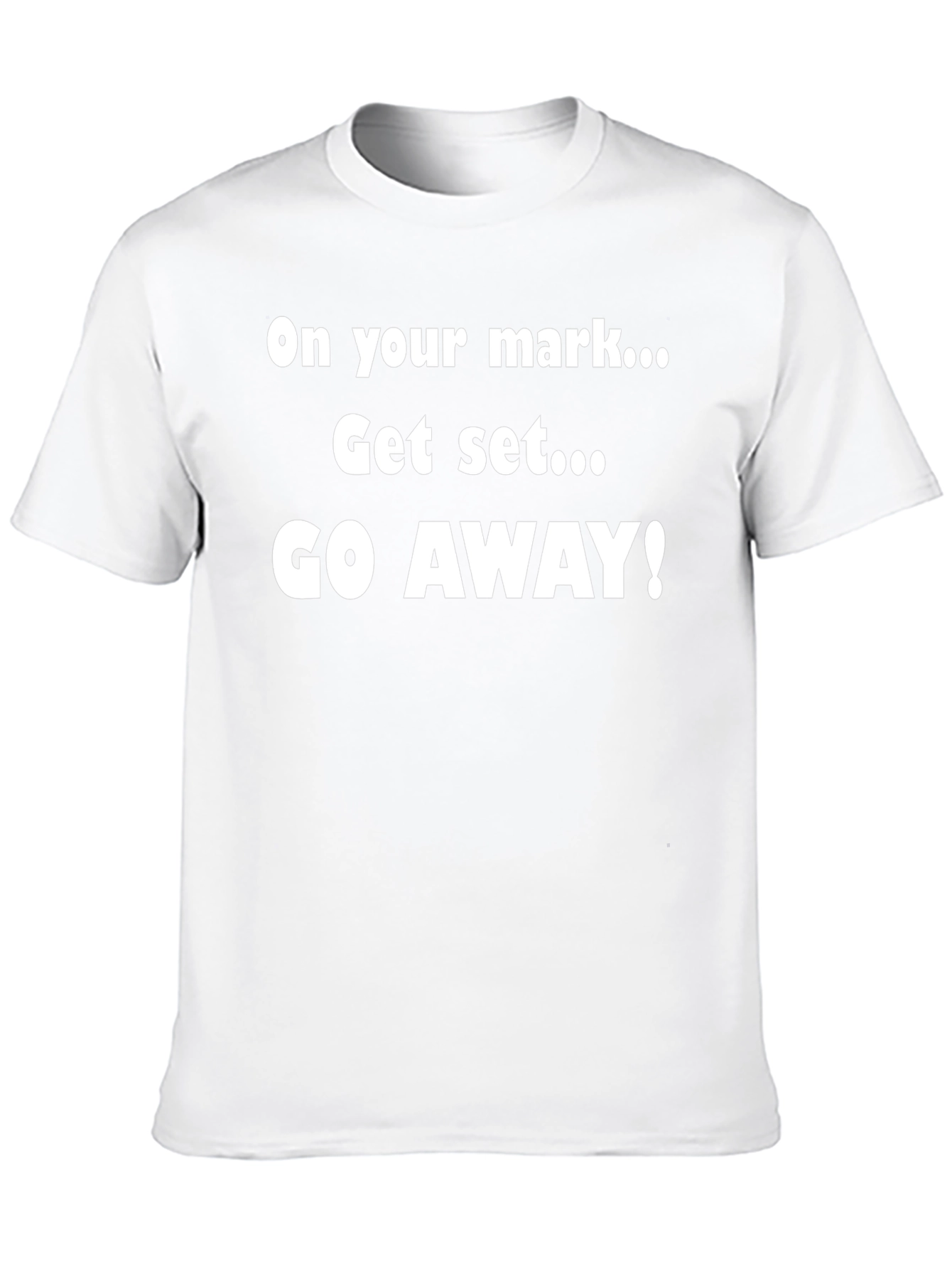 Go Away Graphic Tee - Black T-Shirt