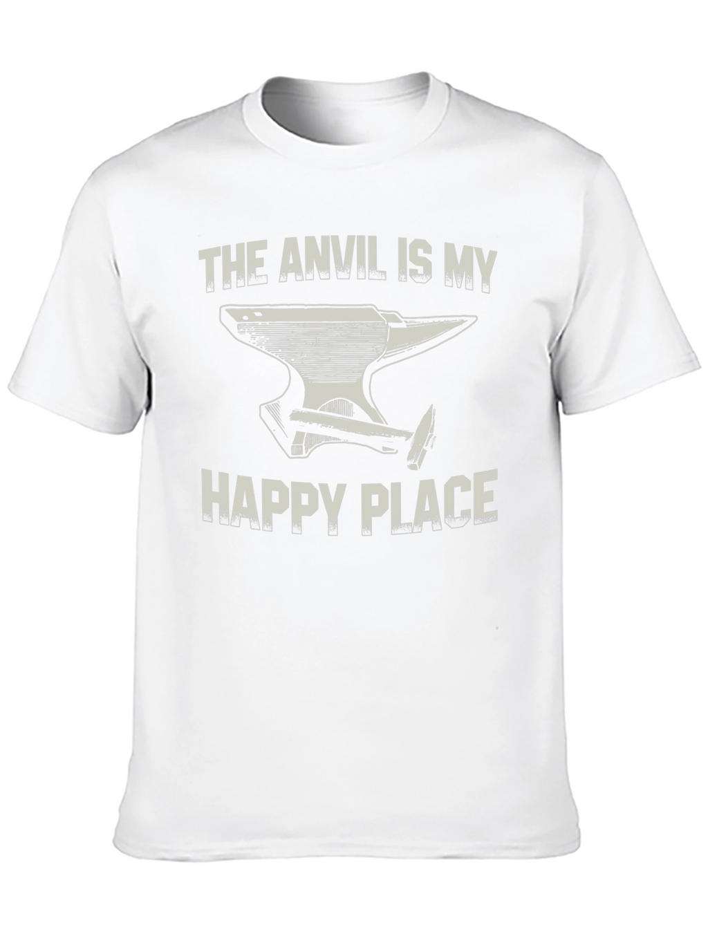 Anvil Is My Happy Place Black T-Shirt