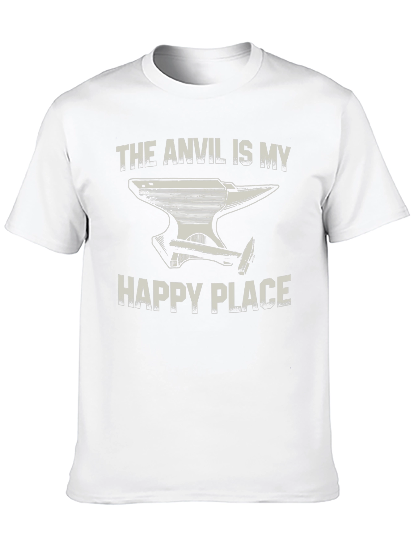 Anvil Is My Happy Place Black T-Shirt