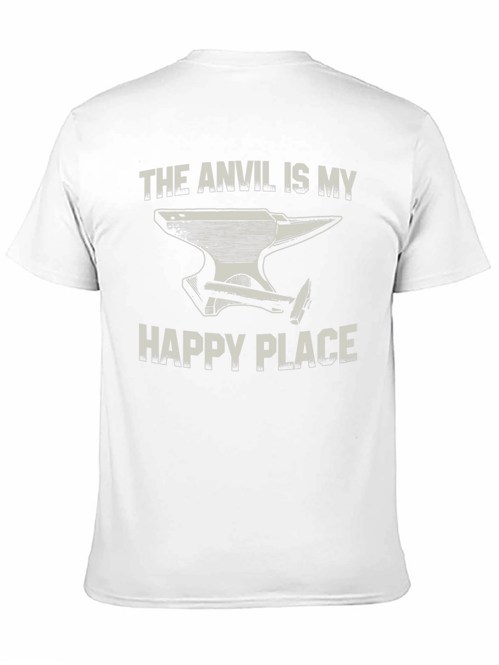Anvil Is My Happy Place Black T-Shirt
