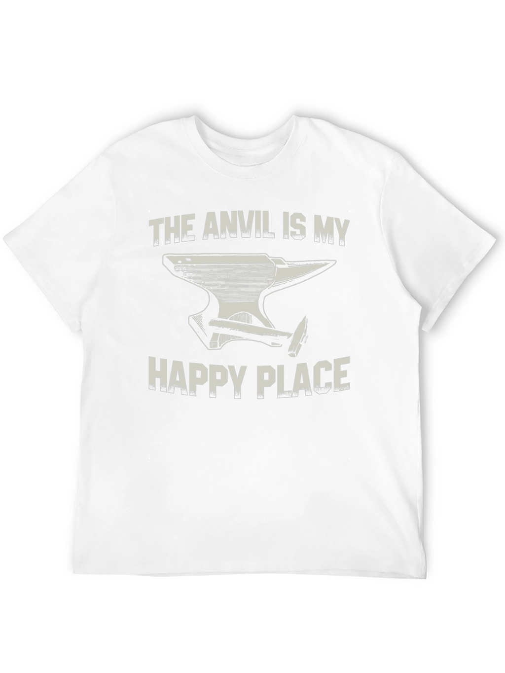 Anvil Is My Happy Place Black T-Shirt