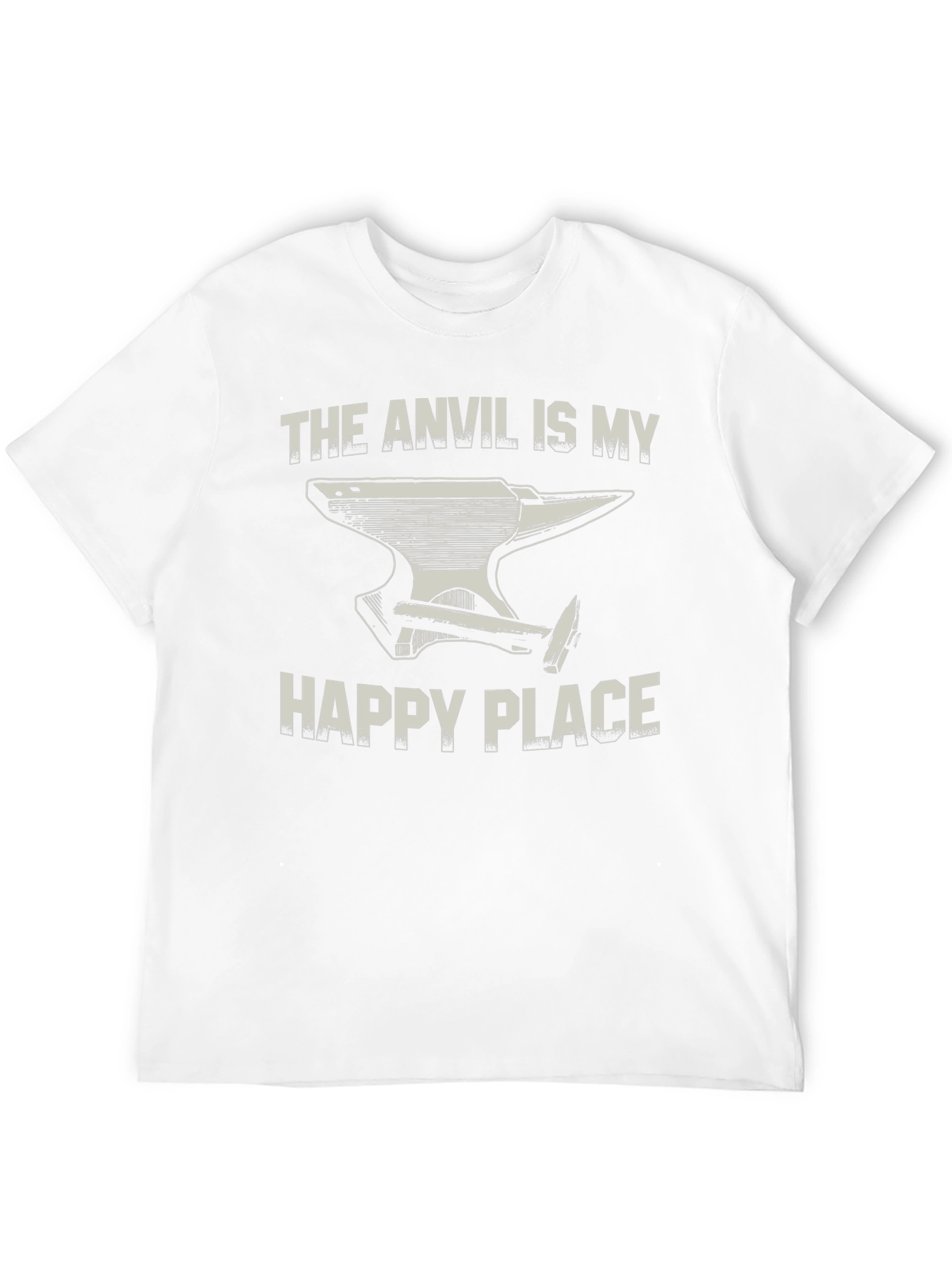 Anvil Is My Happy Place Black T-Shirt