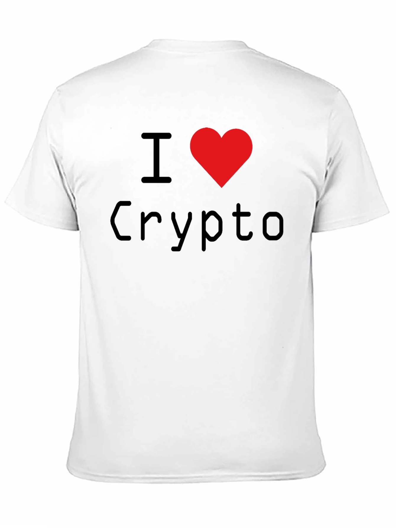 I Heart Crypto Black T-Shirt