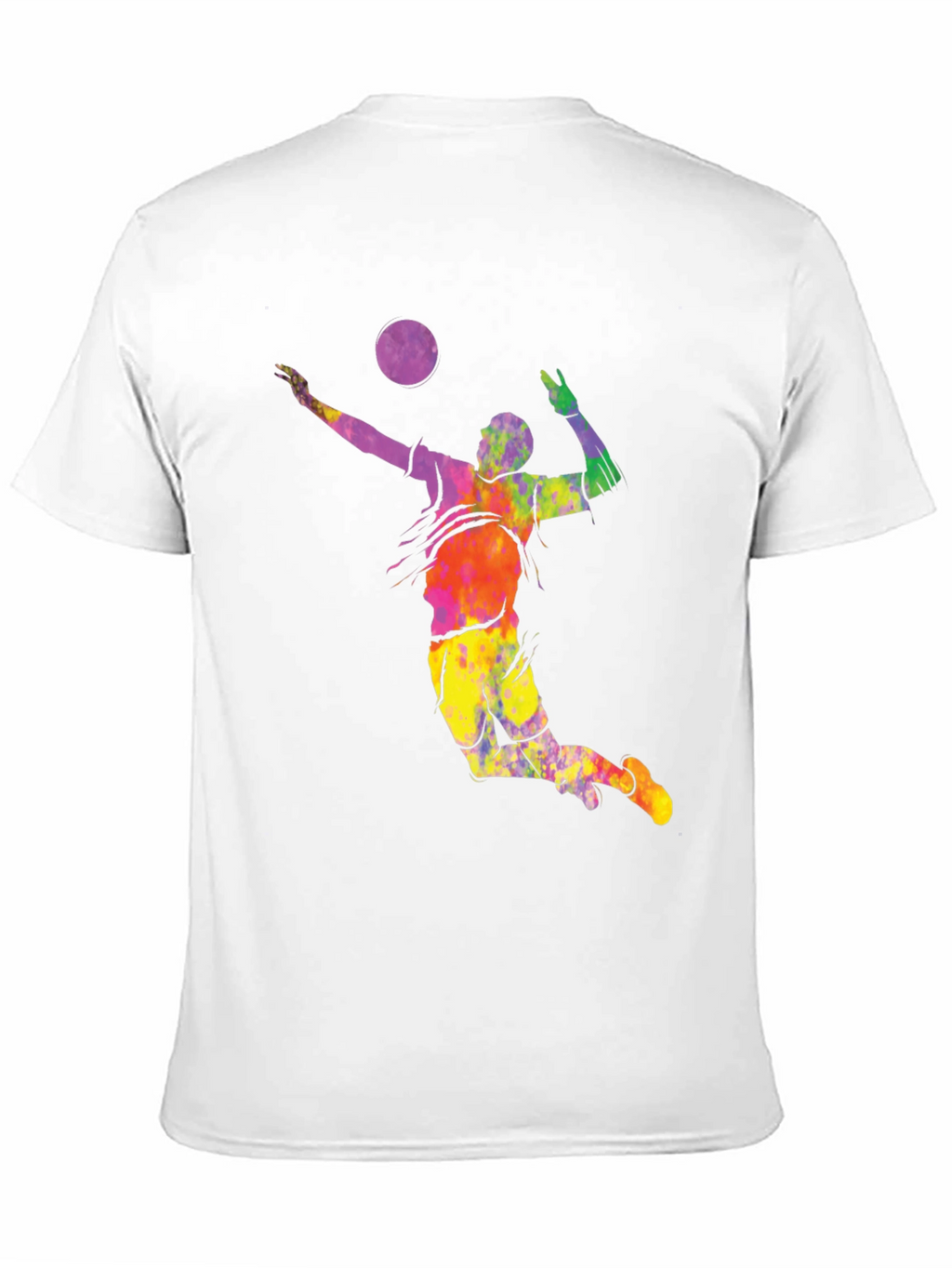 Volleyball Tie Dye Graphic T-Shirt
