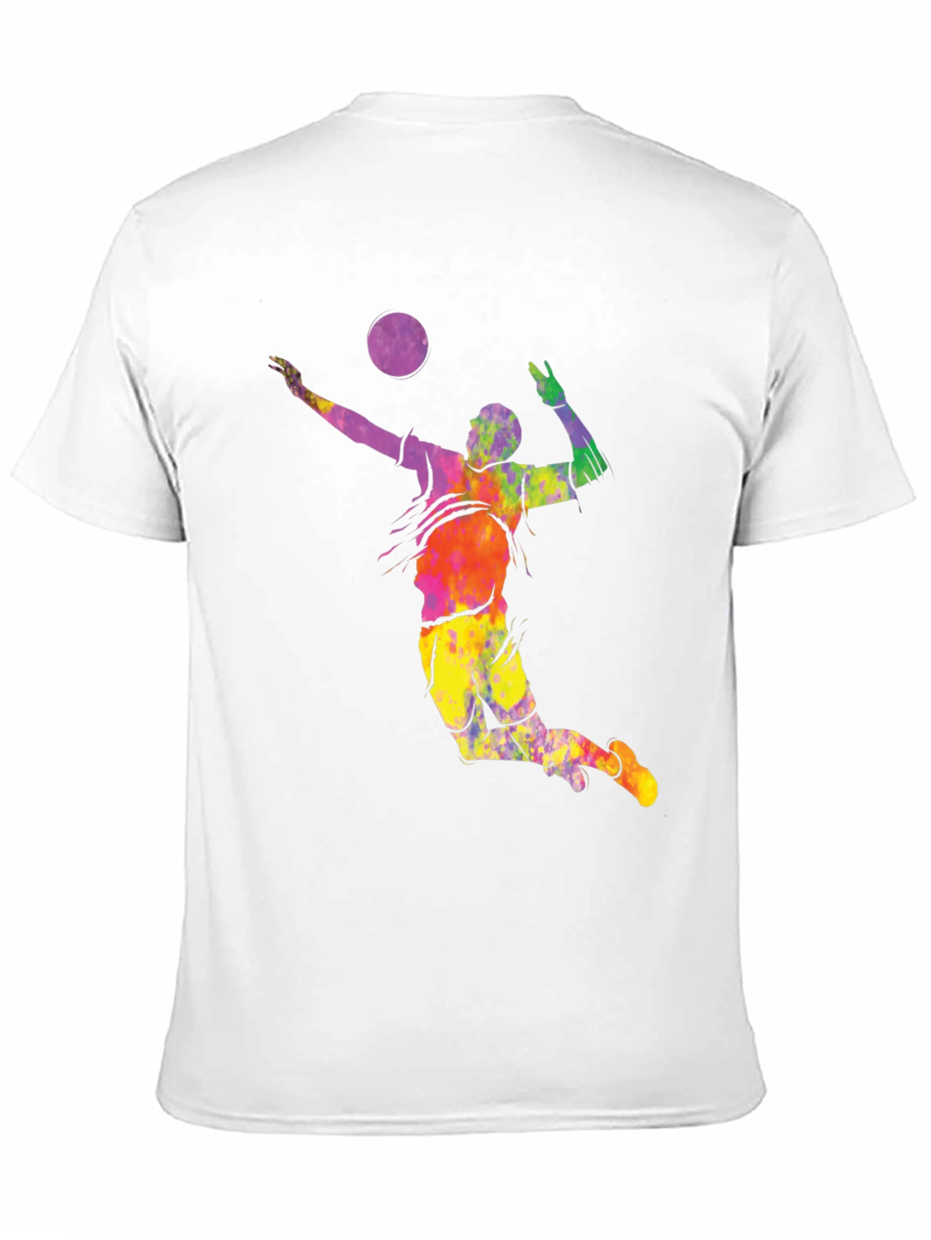 Volleyball Tie Dye Graphic T-Shirt