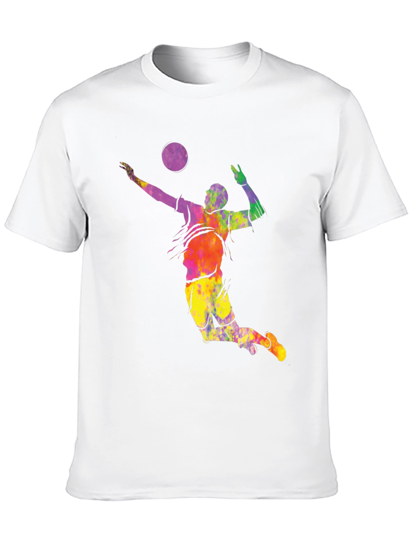 Volleyball Tie Dye Graphic T-Shirt