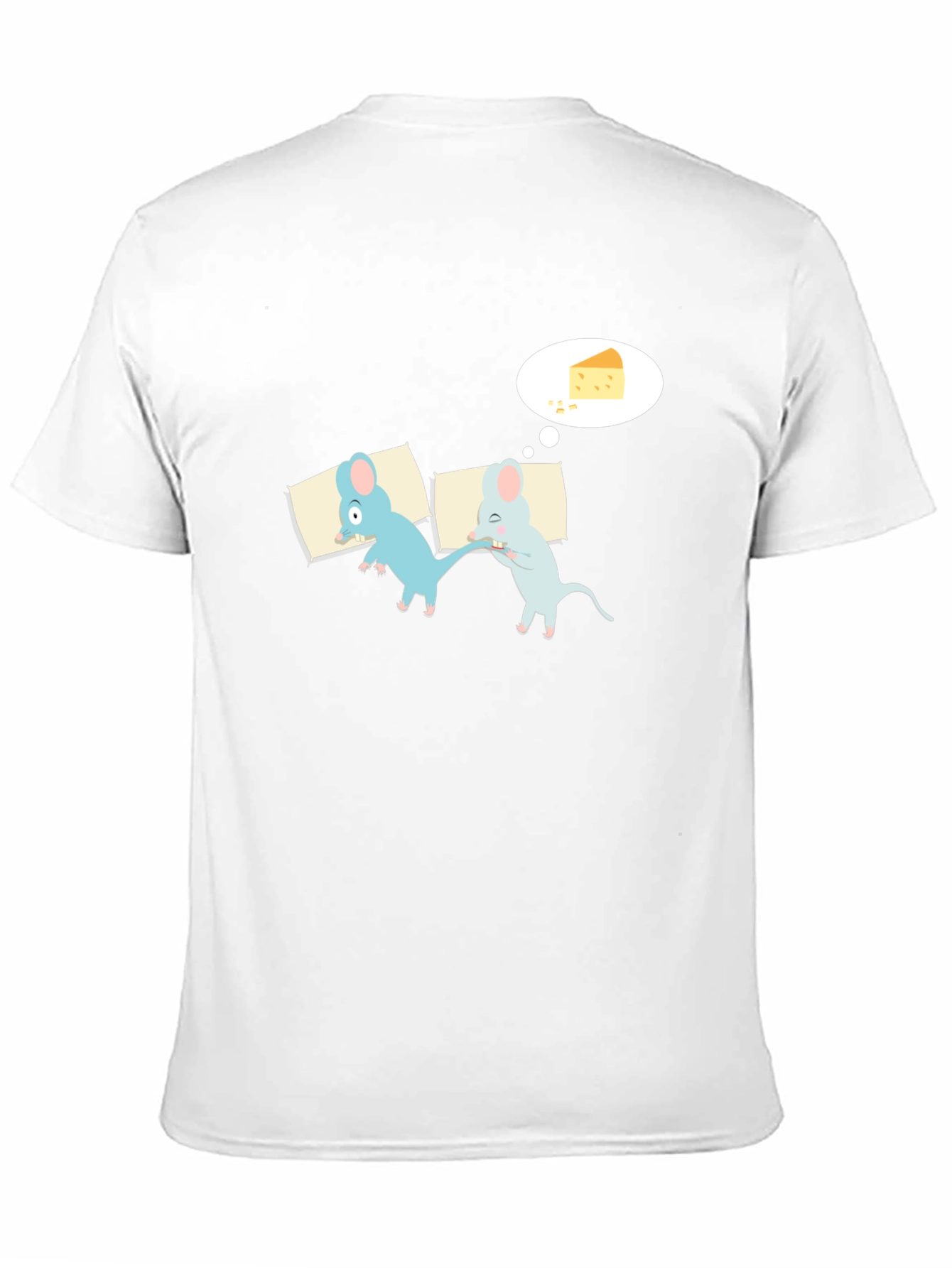 Funny Sleeping Mice Cheese Dream Graphic Tee