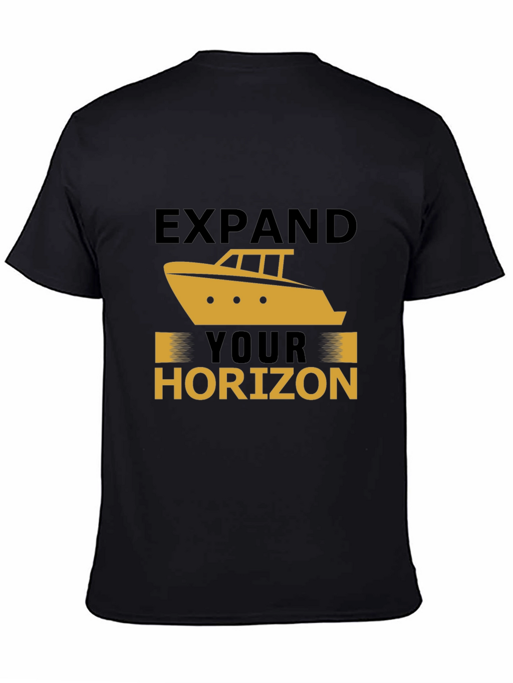 Expand Your Horizon Graphic T-Shirt - Black