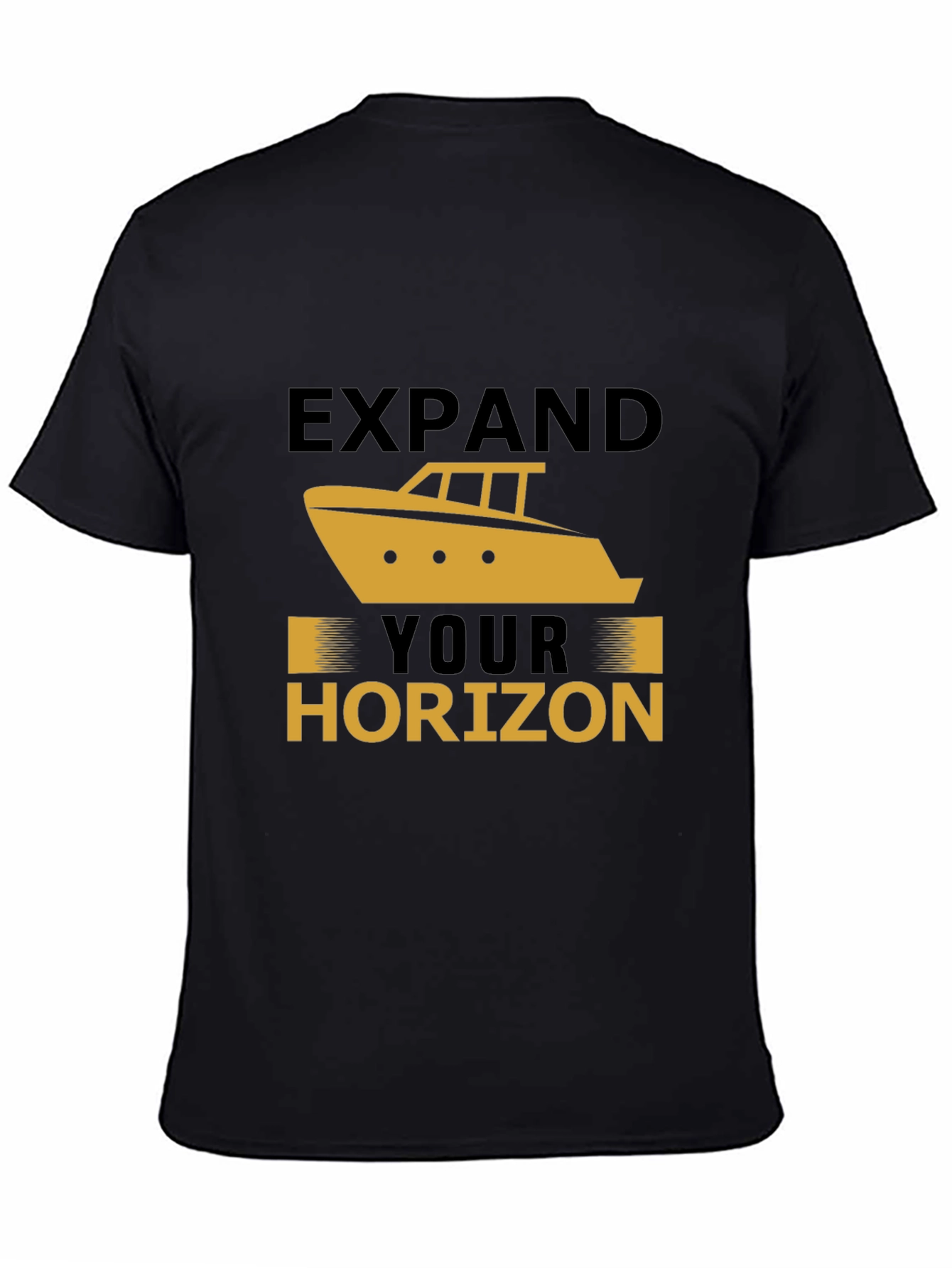 Expand Your Horizon Graphic T-Shirt - Black