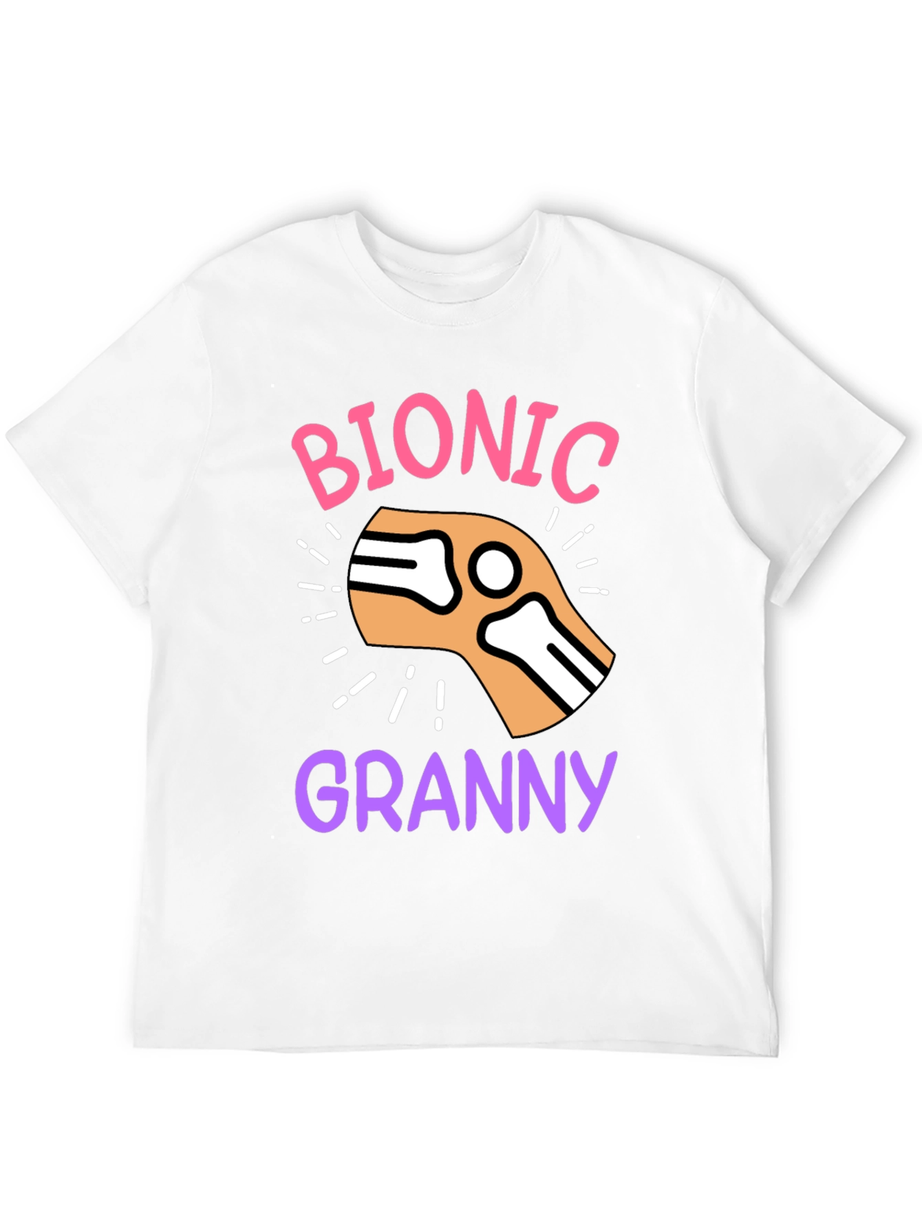 Bionic Granny T-Shirt - Funny Graphic Tee