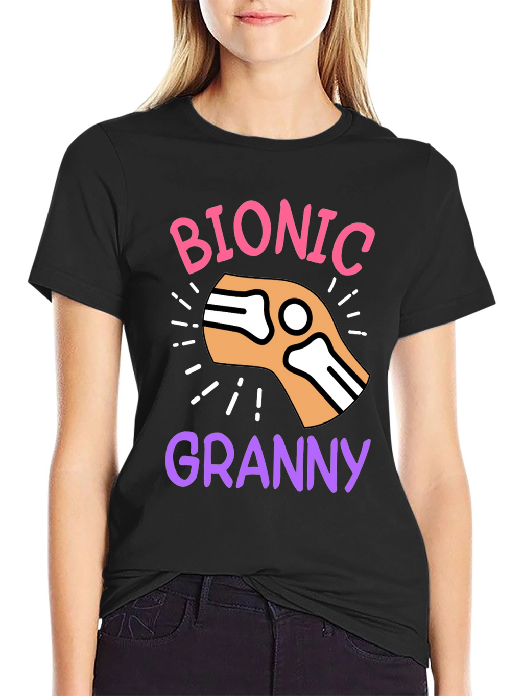 Bionic Granny T-Shirt - Funny Graphic Tee
