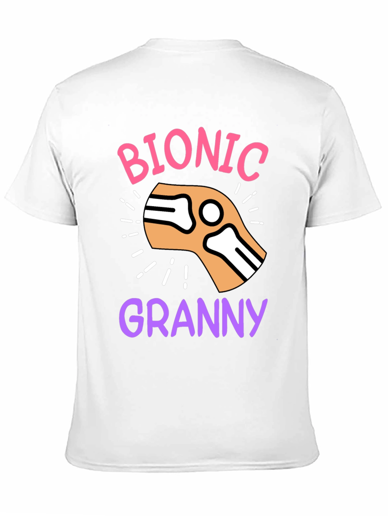 Bionic Granny T-Shirt - Funny Graphic Tee