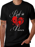 Rest in Pieces Broken Heart Graphic Tee