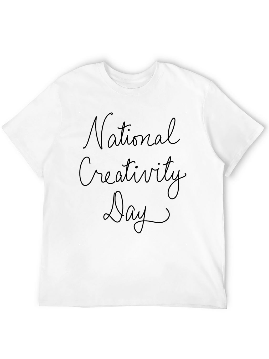 National Creativity Day Black T-Shirt