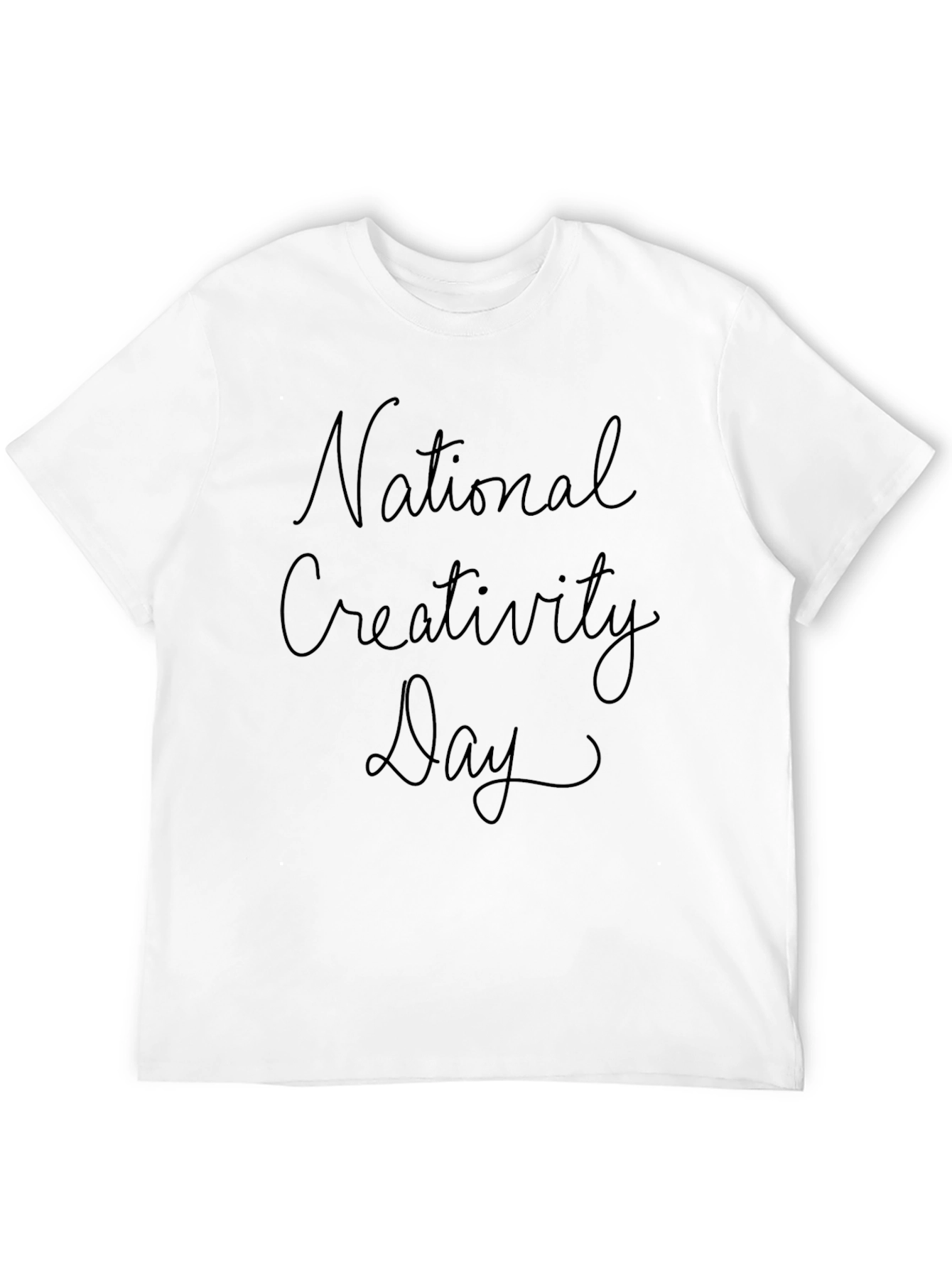 National Creativity Day Black T-Shirt