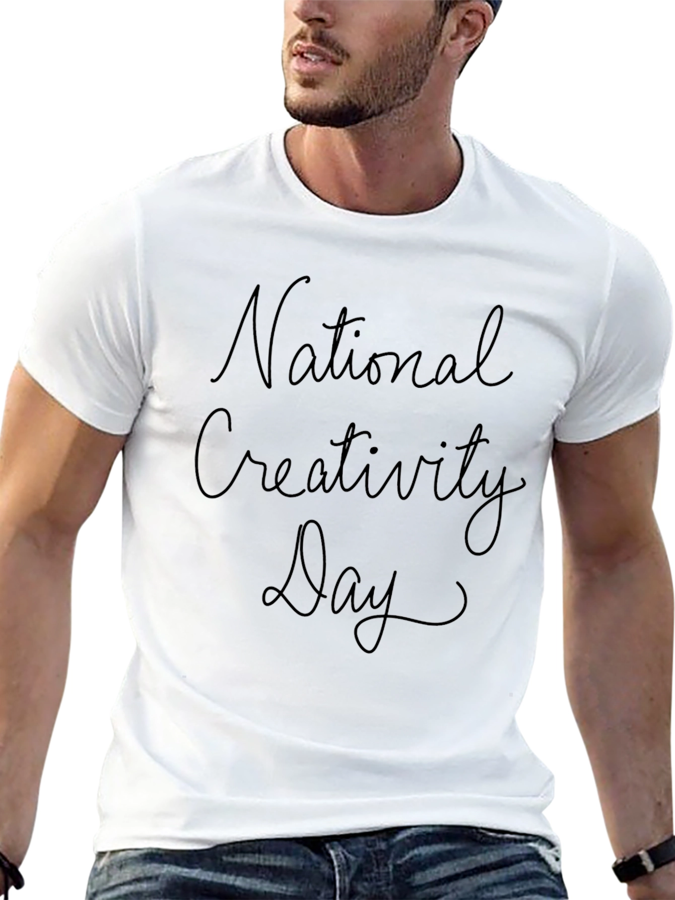 National Creativity Day Black T-Shirt
