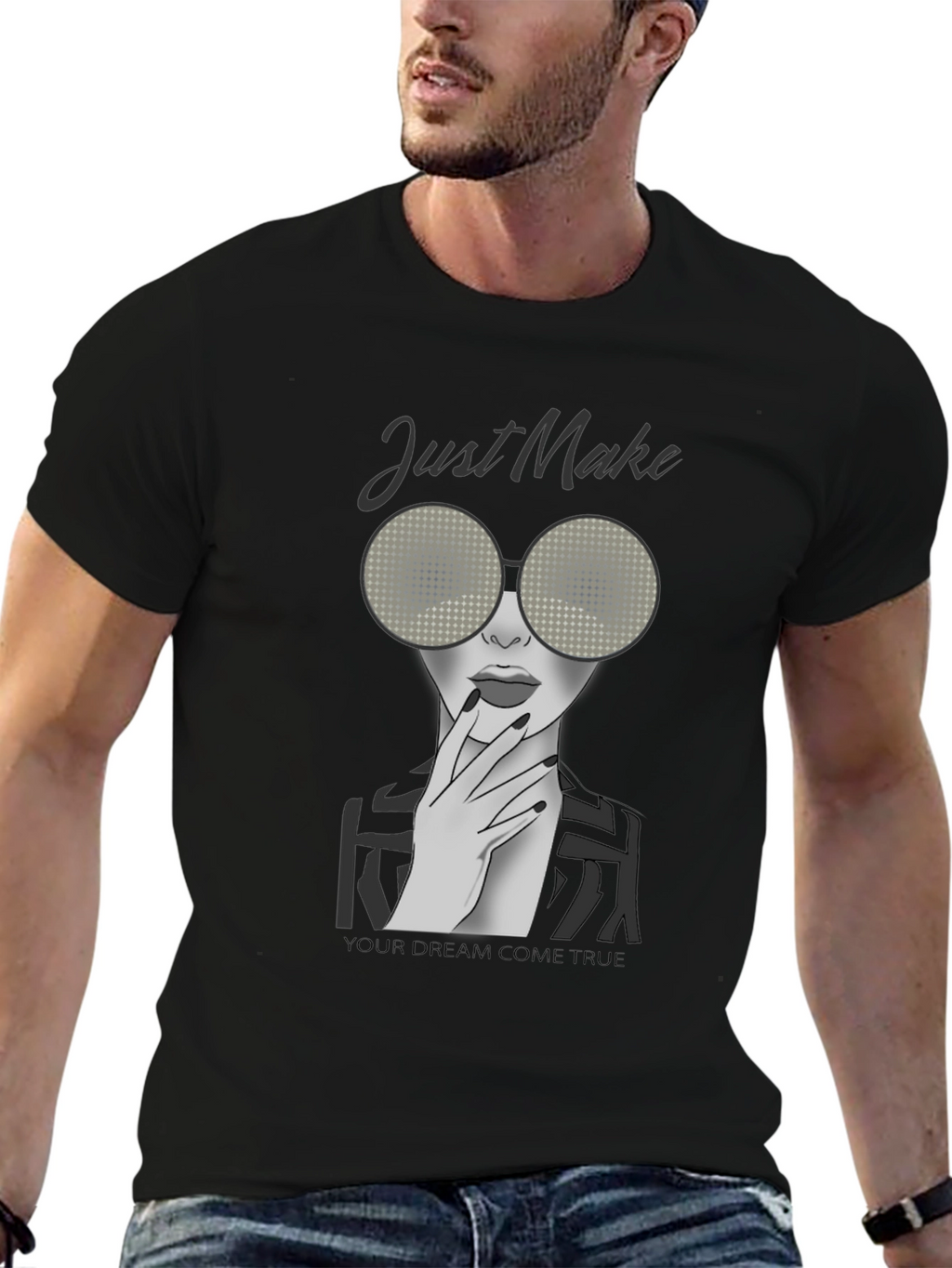 Stylish Woman Graphic Print T-Shirt