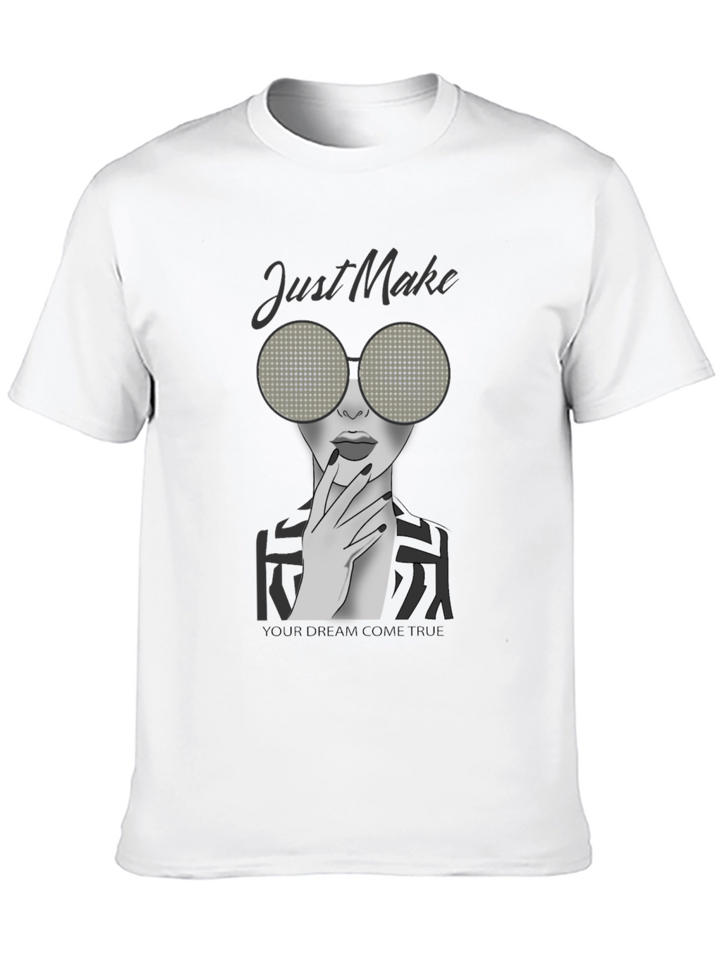 Stylish Woman Graphic Print T-Shirt