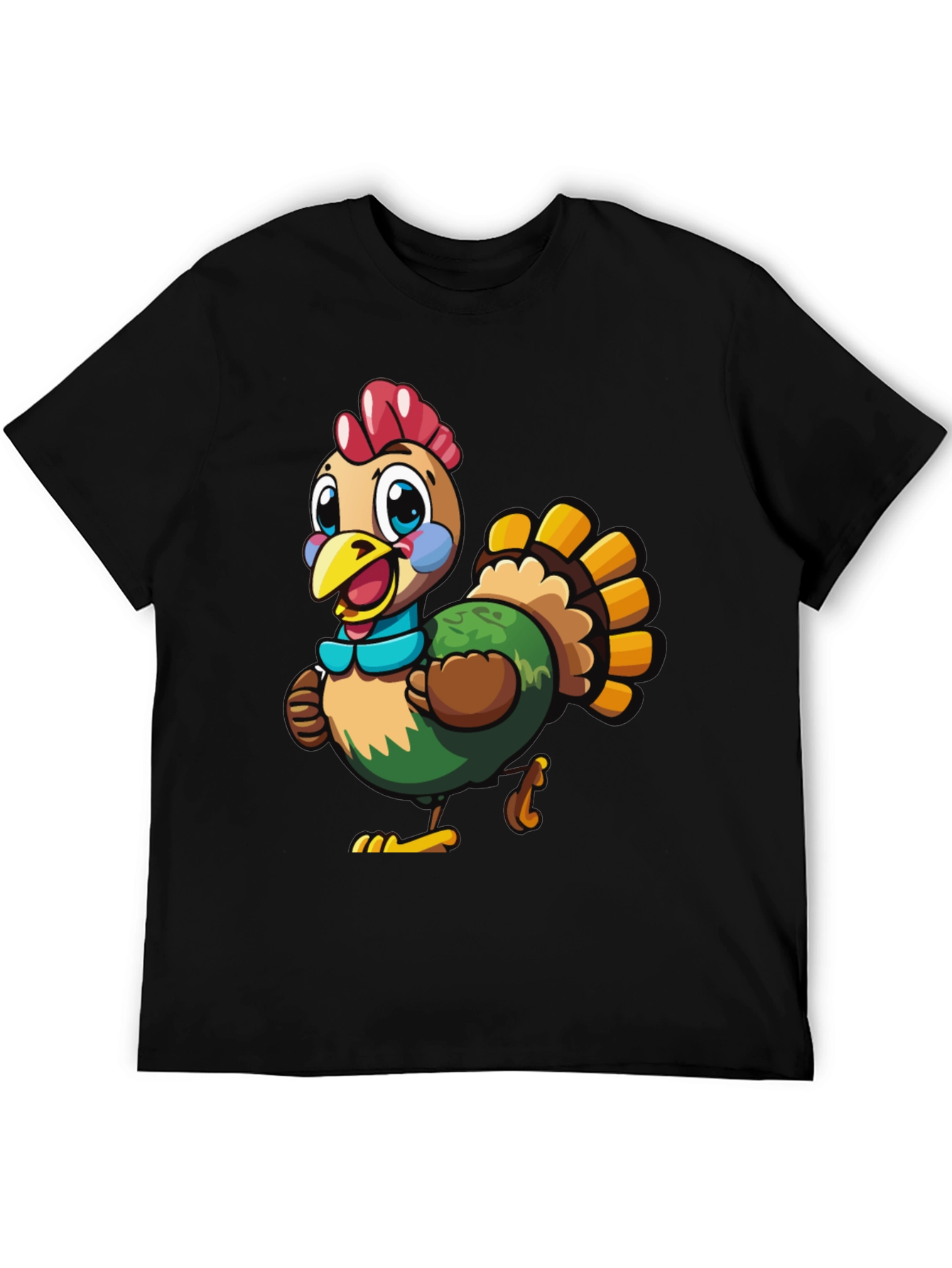 Turkey Cartoon Graphic Tee