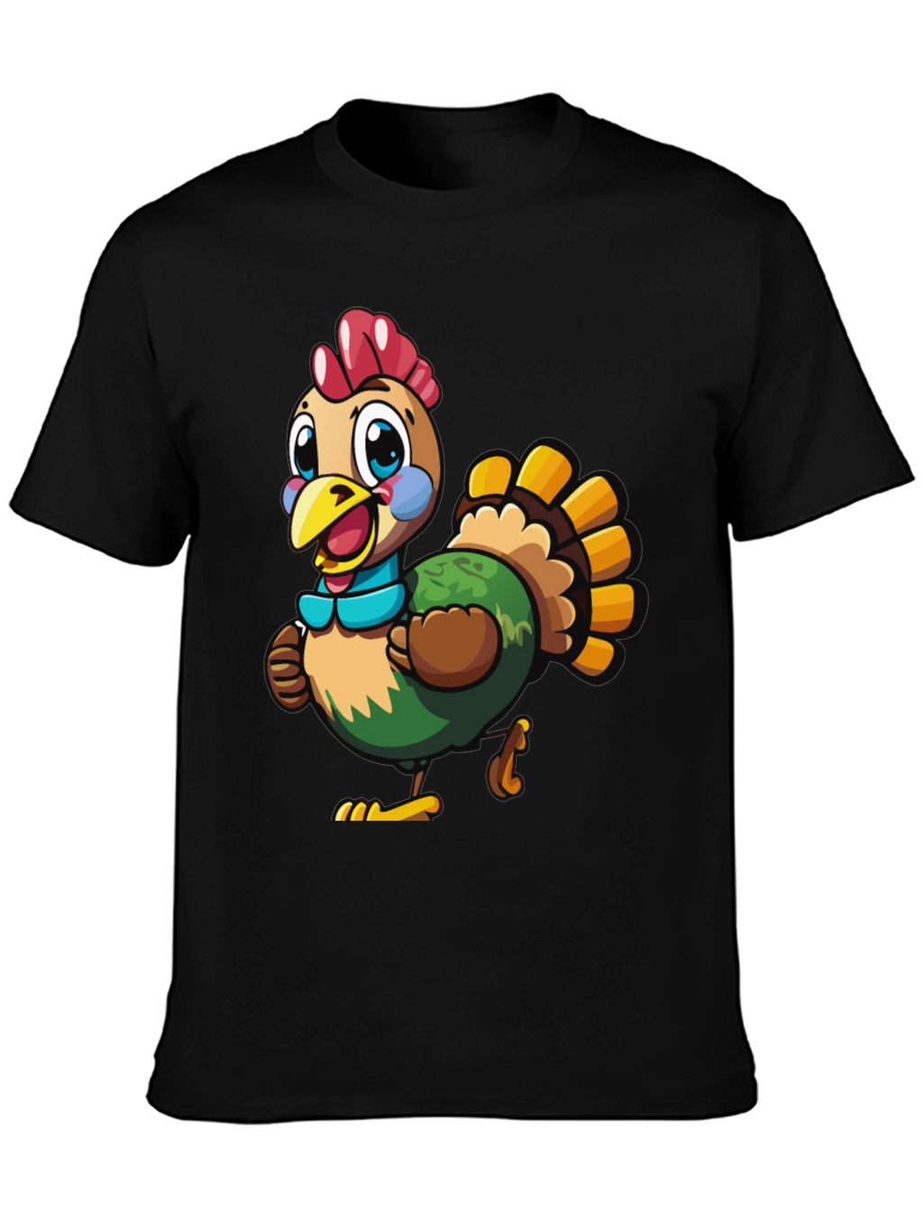 Turkey Cartoon Graphic Tee
