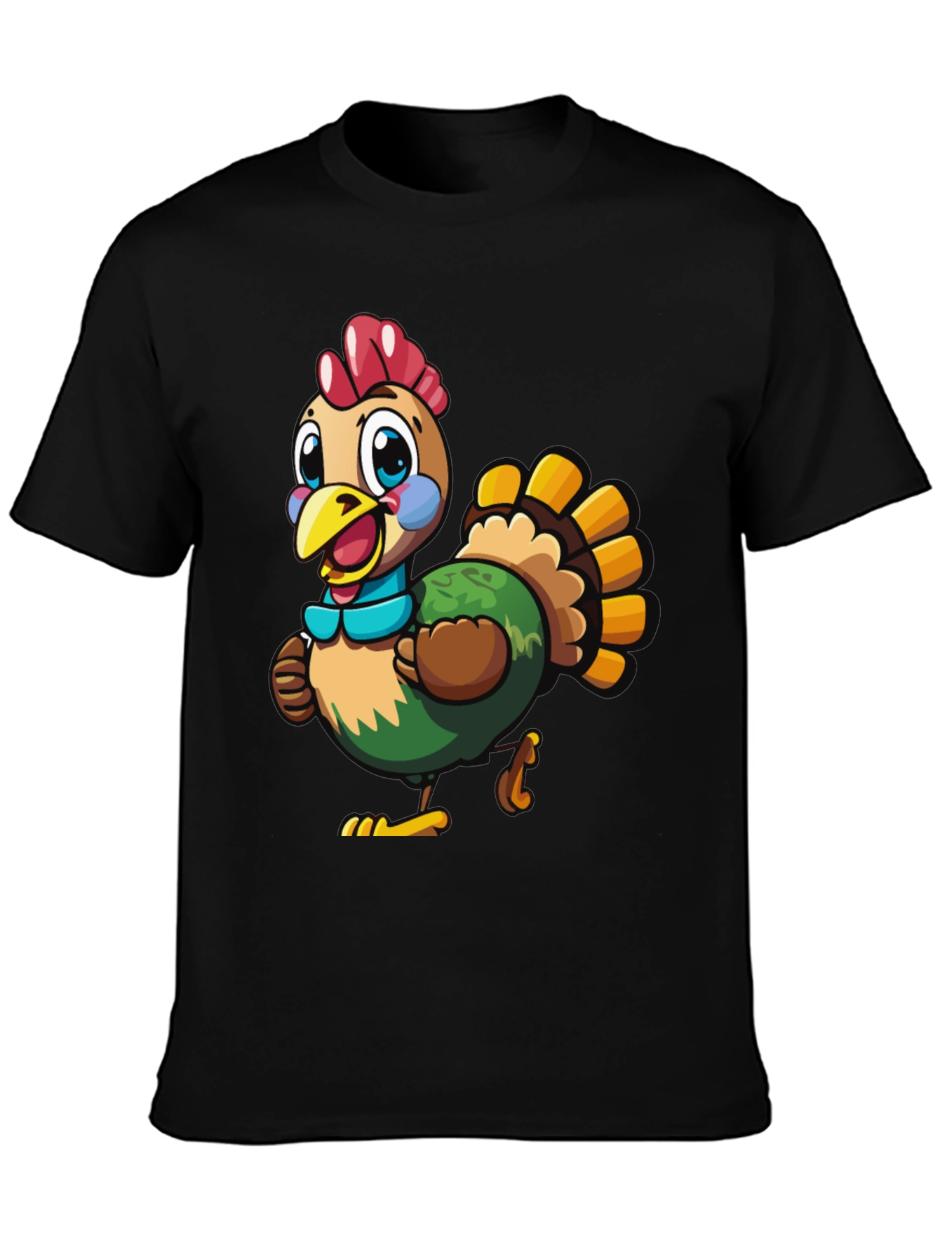 Turkey Cartoon Graphic Tee